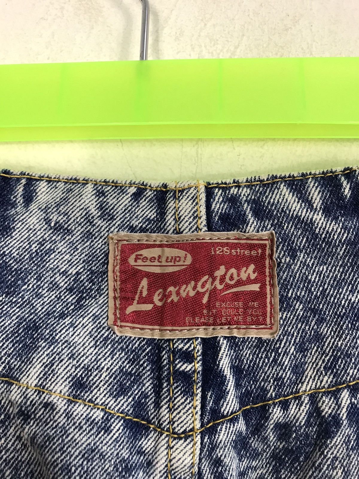 Edition Japan × Vintage Feet Up Lexugton 128 Street Baggy Stone Wash Denim Jeans Size US 26 / EU 42 - 8 Thumbnail