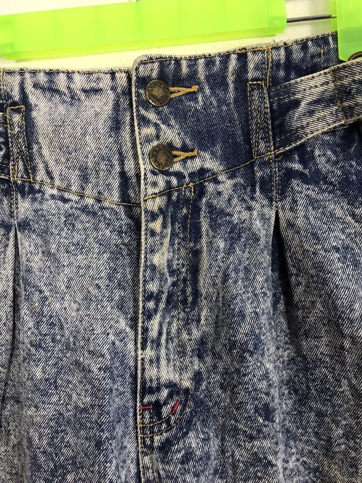 Edition Japan × Vintage Feet Up Lexugton 128 Street Baggy Stone Wash Denim Jeans Size US 26 / EU 42 - 5 Thumbnail