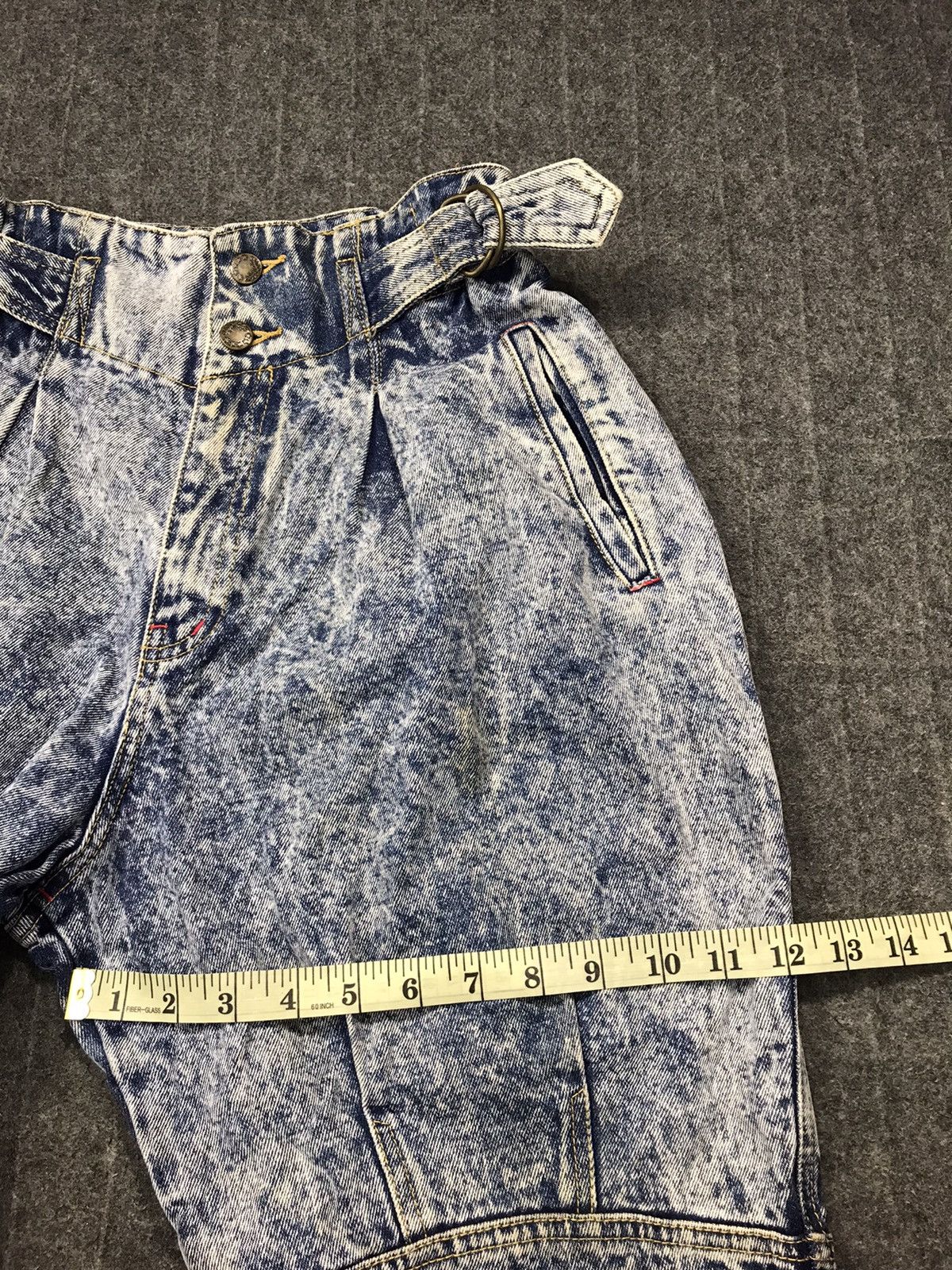 Edition Japan × Vintage Feet Up Lexugton 128 Street Baggy Stone Wash Denim Jeans Size US 26 / EU 42 - 13 Thumbnail