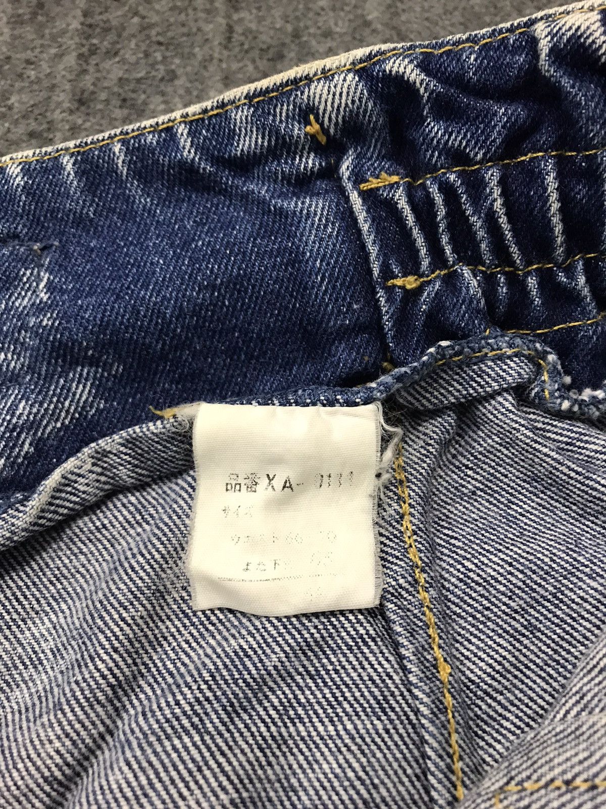 Edition Japan × Vintage Feet Up Lexugton 128 Street Baggy Stone Wash Denim Jeans Size US 26 / EU 42 - 9 Thumbnail