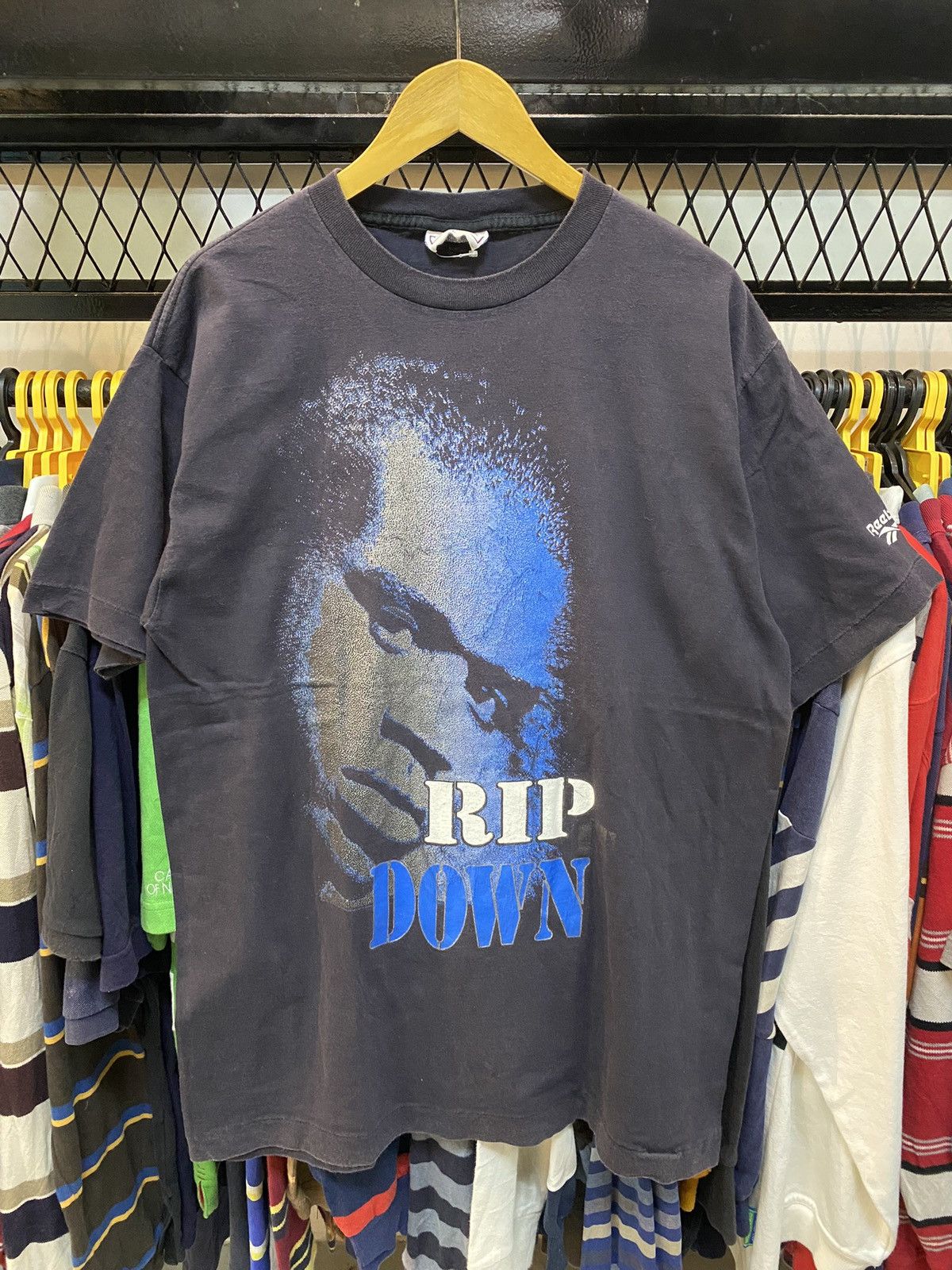 NBA × Rap Tees × Vintage Vintage Shaq O’Neal NBA Raptees reebok “Rip It Down” Large Size US L / EU 52-54 / 3 - 4 Thumbnail