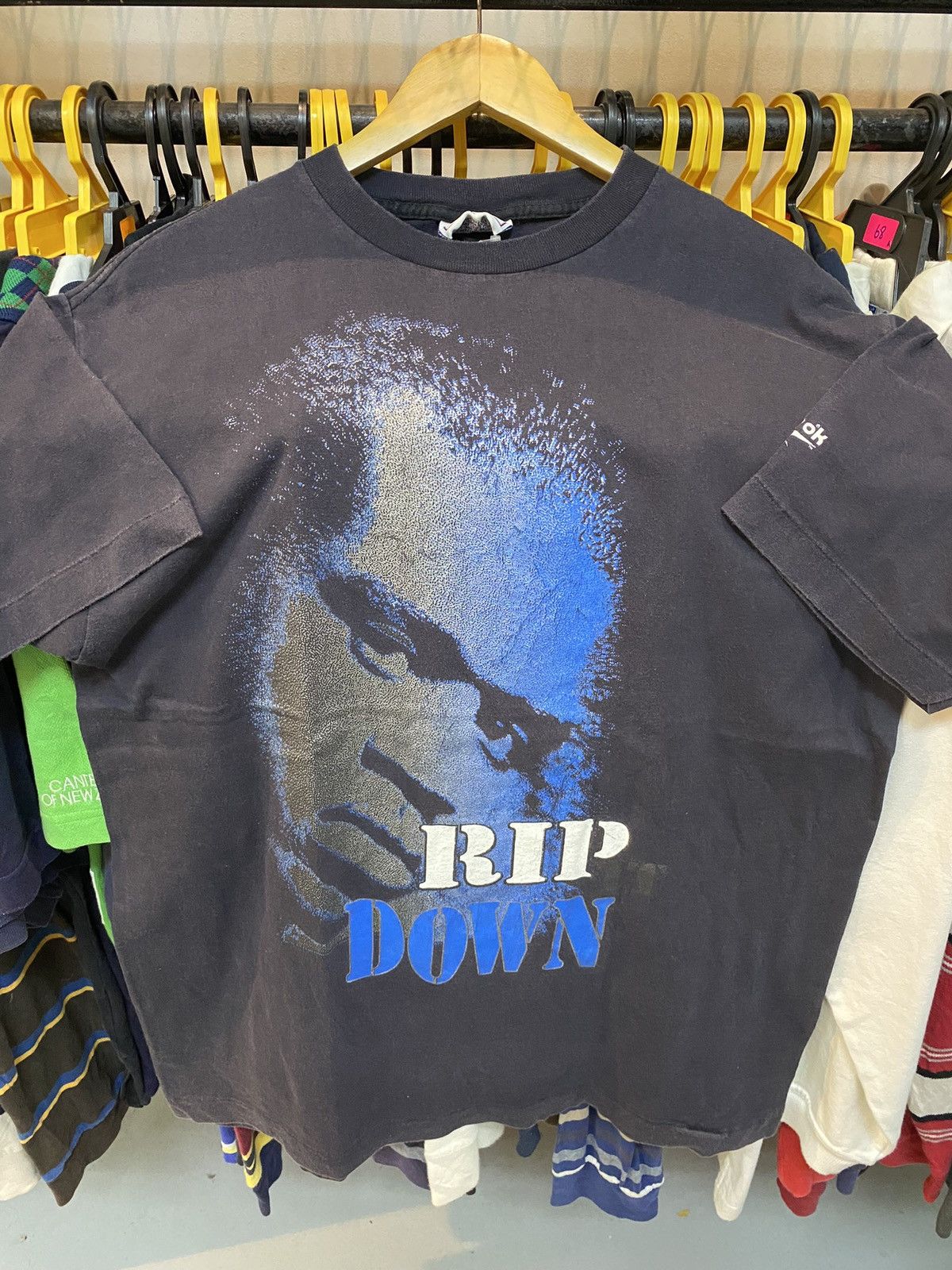 NBA × Rap Tees × Vintage Vintage Shaq O’Neal NBA Raptees reebok “Rip It Down” Large Size US L / EU 52-54 / 3 - 1 Thumbnail