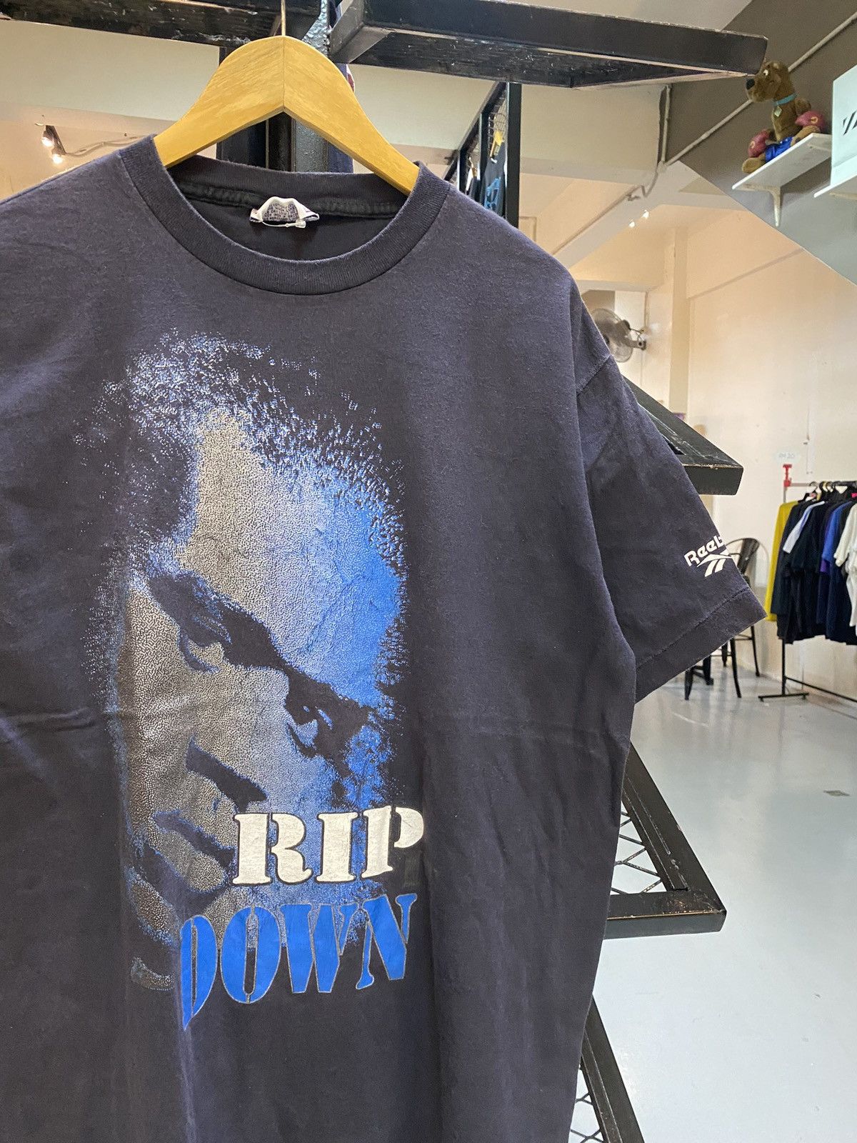 NBA × Rap Tees × Vintage Vintage Shaq O’Neal NBA Raptees reebok “Rip It Down” Large Size US L / EU 52-54 / 3 - 3 Thumbnail