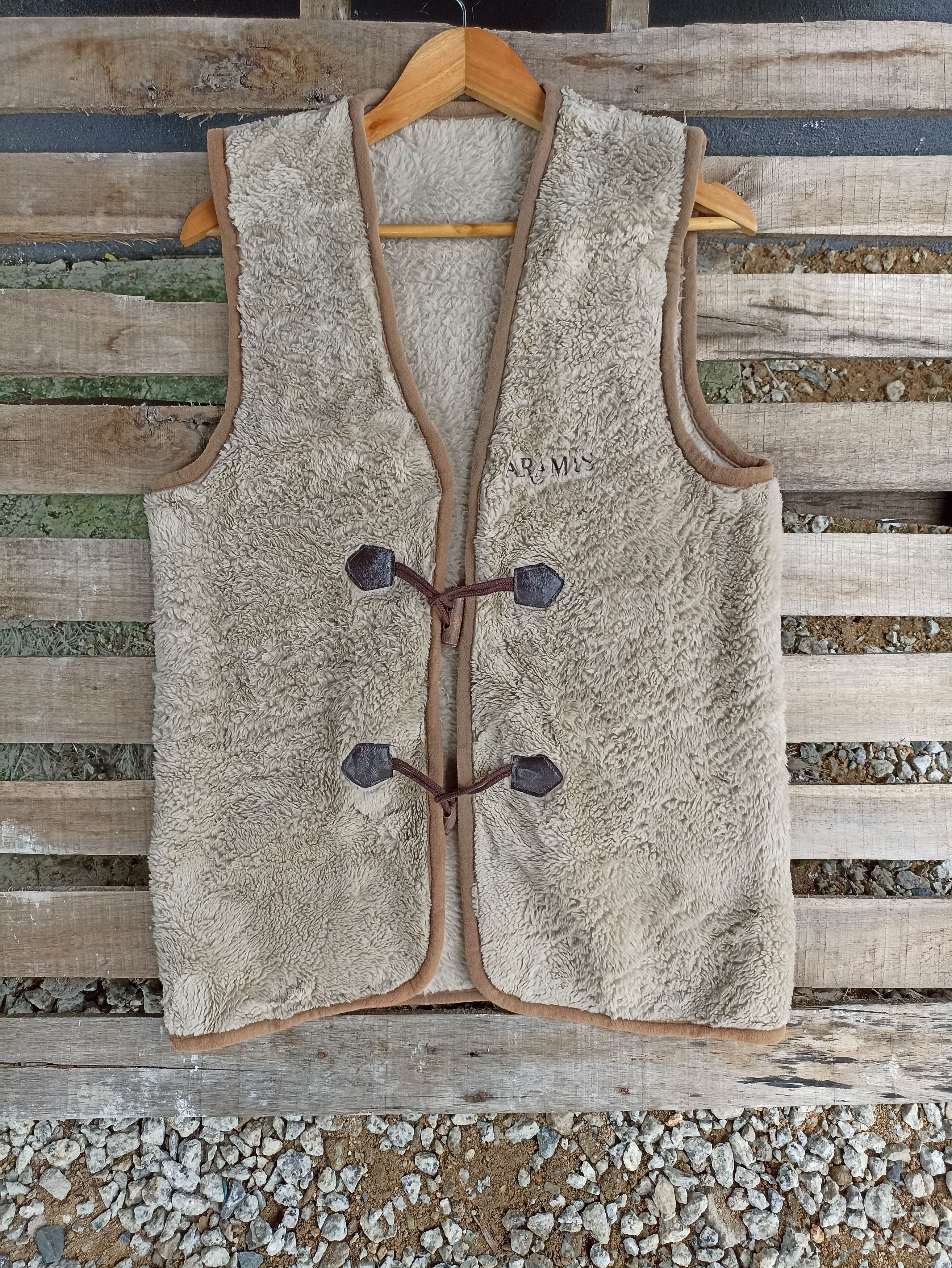 Designer × Japanese Brand × Vintage Vintage Aramis Fuzzy Fleece vest Size US M / EU 48-50 / 2 - 2 Thumbnail