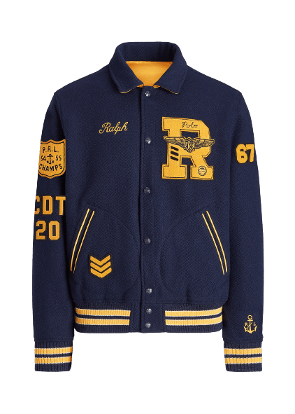 Polo Ralph Lauren Polo Ralph Lauren Reversible Letterman Jacket Size LARGE Size US L / EU 52-54 / 3 - 4 Thumbnail