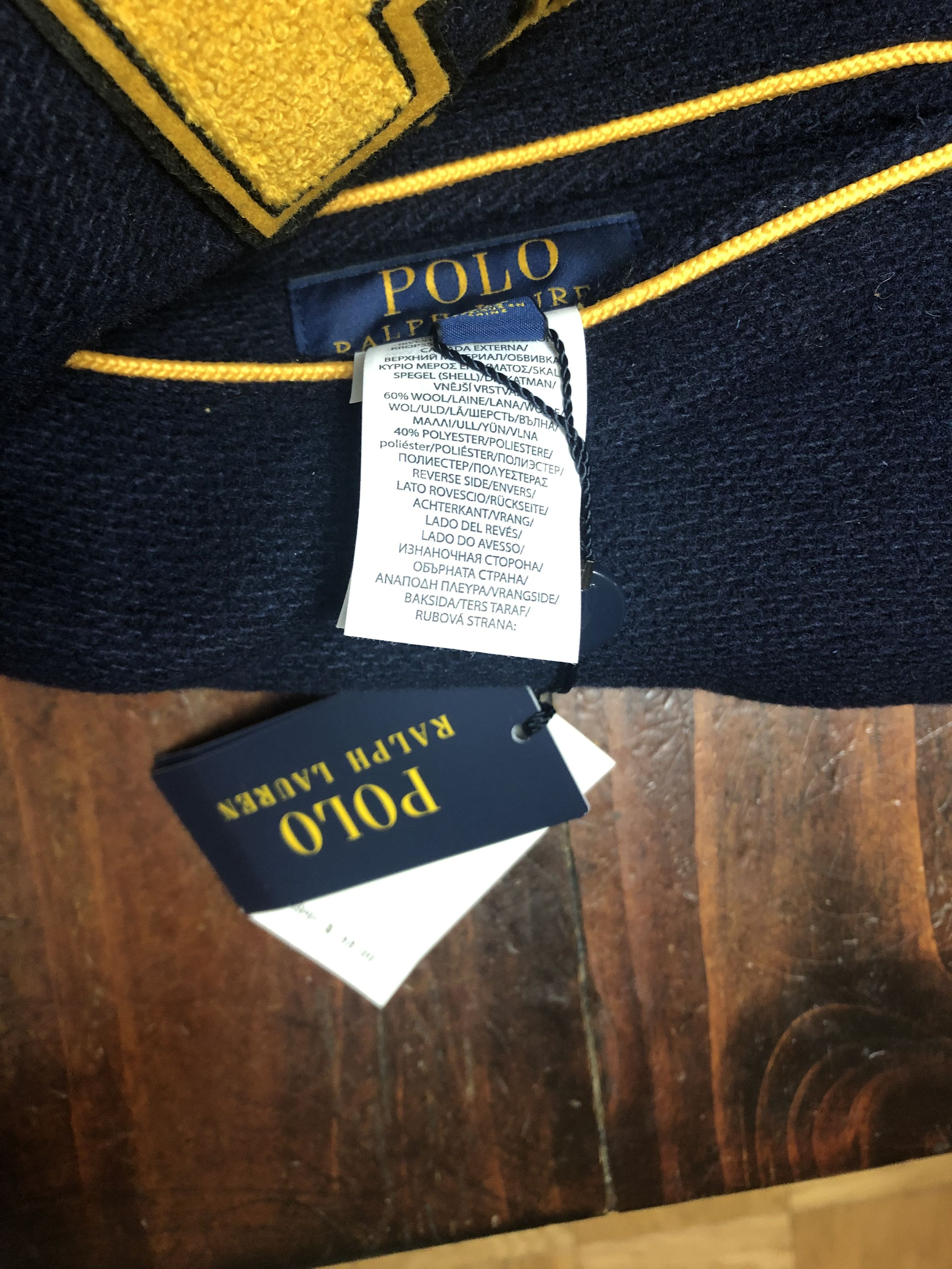 Polo Ralph Lauren Polo Ralph Lauren Reversible Letterman Jacket Size LARGE Size US L / EU 52-54 / 3 - 9 Thumbnail