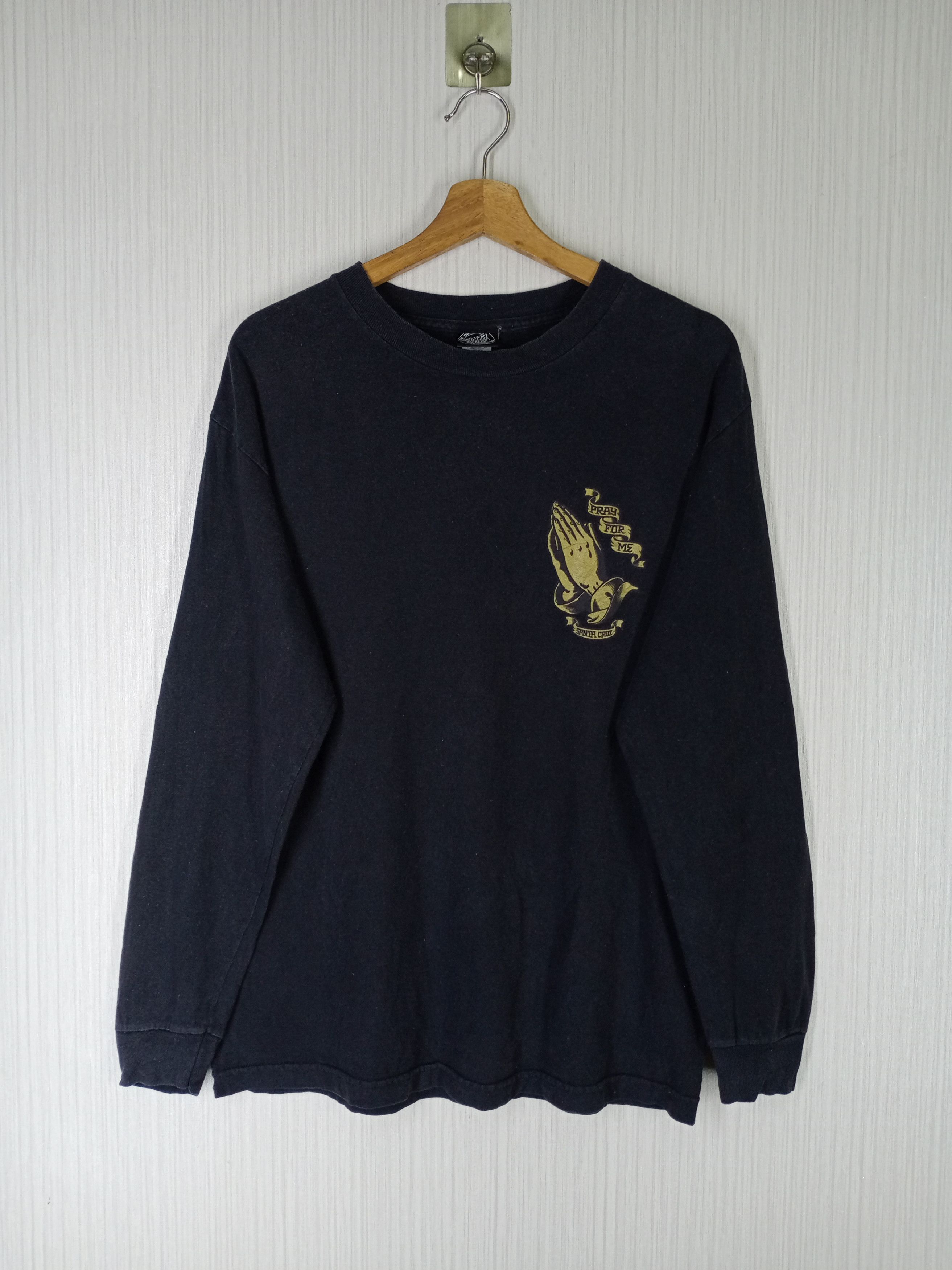 Santa Cruz Skateboards SC Virgin Mary Jason Jesse Long Sleeve Tshirt Size US M / EU 48-50 / 2 - 2 Thumbnail