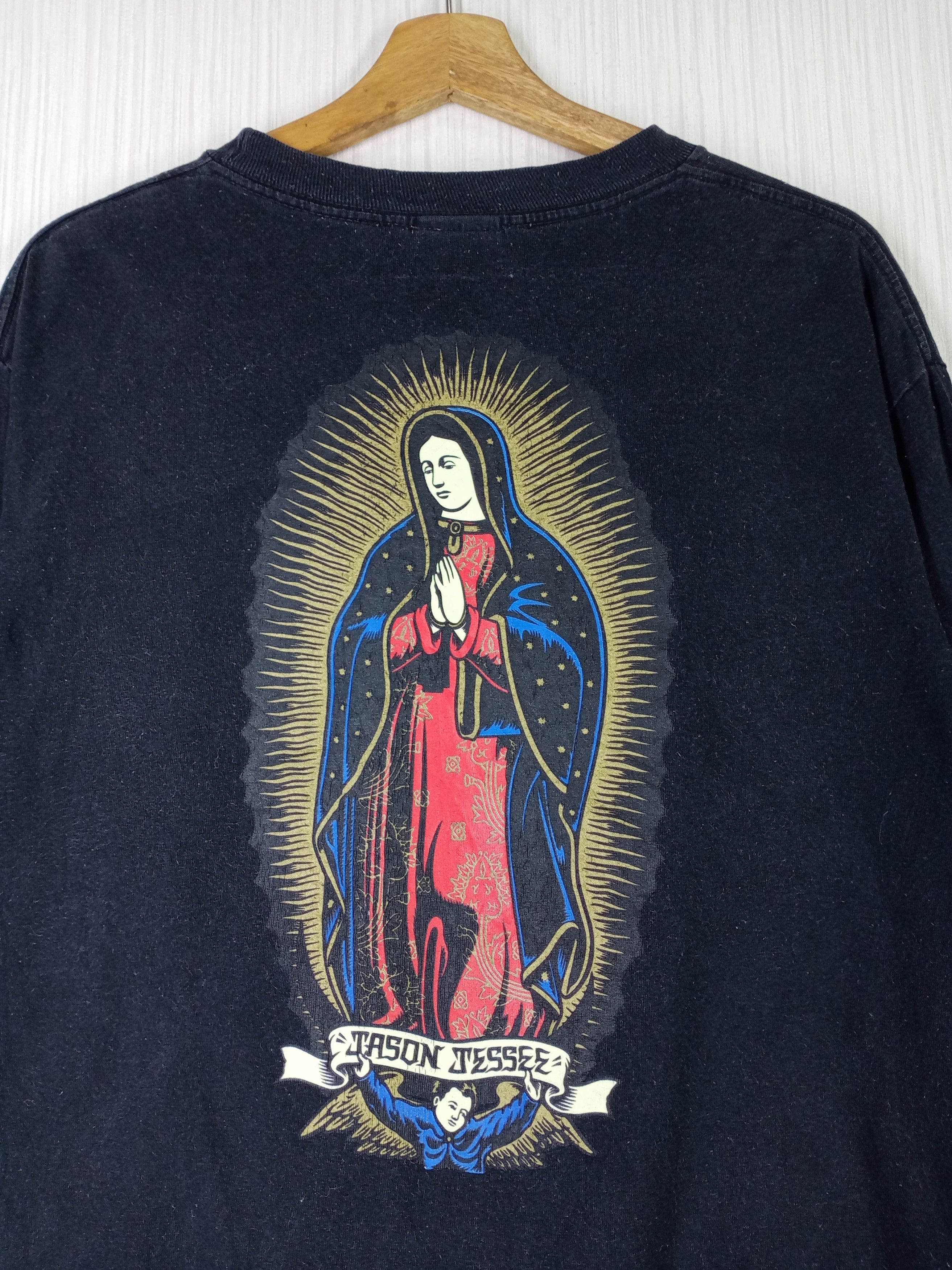 Santa Cruz Skateboards SC Virgin Mary Jason Jesse Long Sleeve Tshirt Size US M / EU 48-50 / 2 - 4 Thumbnail
