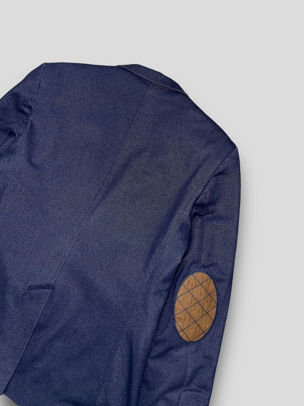 Armani × Emporio Armani × Giorgio Armani Emporio Armani Denim Navy Blazer Jacket Size US M / EU 48-50 / 2 - 9 Thumbnail