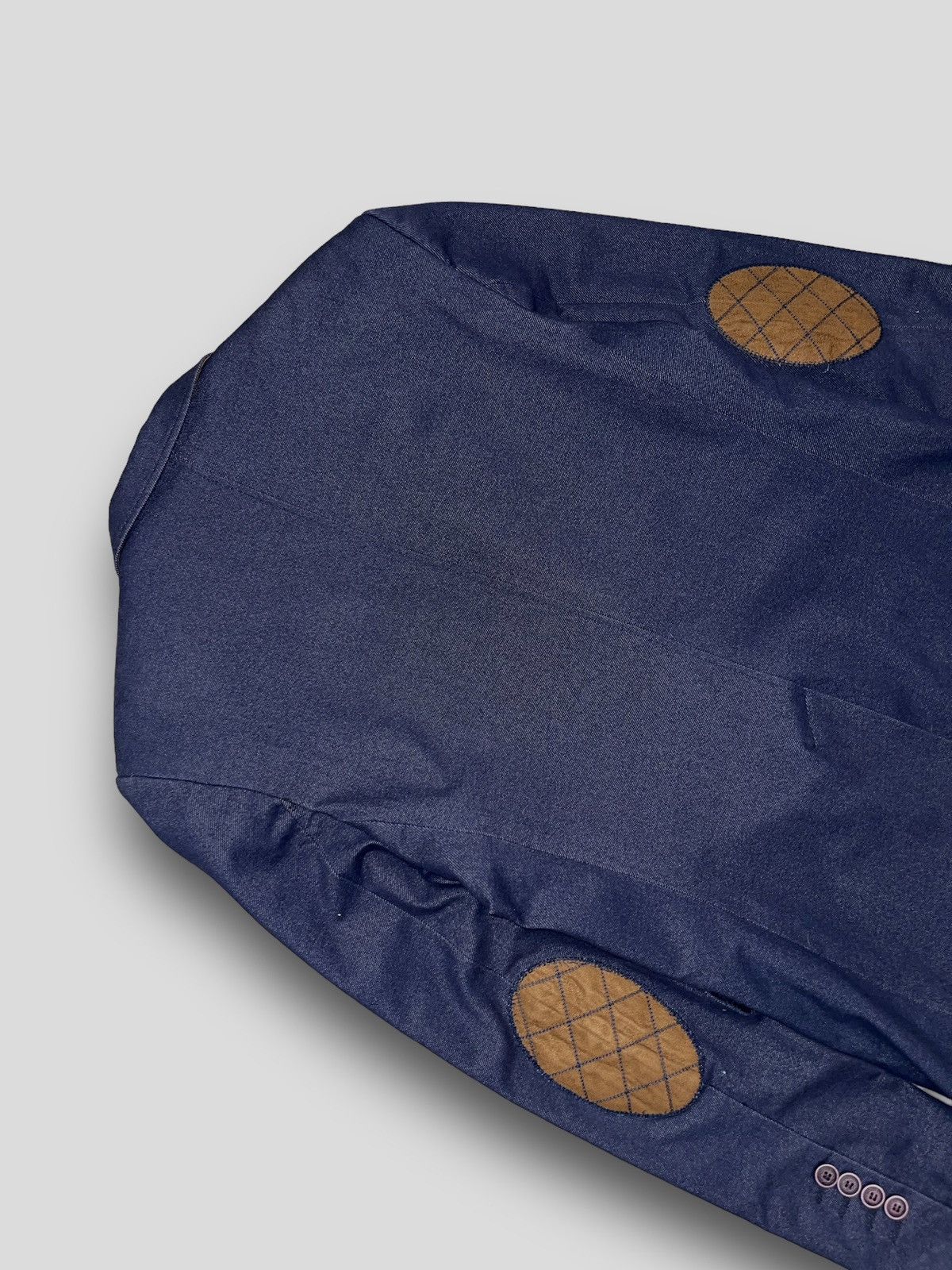 Armani × Emporio Armani × Giorgio Armani Emporio Armani Denim Navy Blazer Jacket Size US M / EU 48-50 / 2 - 10 Thumbnail