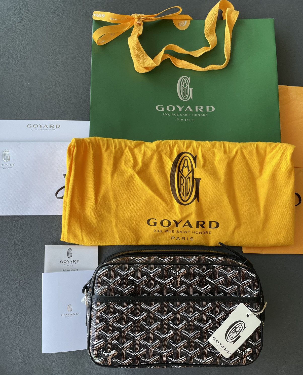Goyard - Vintage Goyard Crossbody Steamer Bag