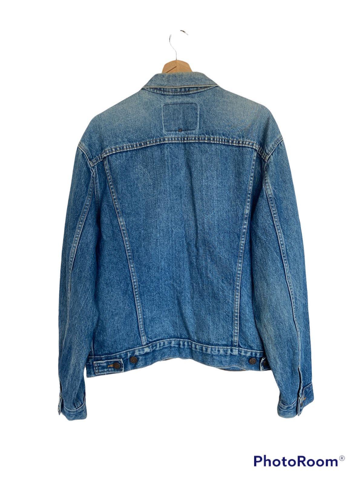 Levi's Vintage 90s Levis Faded Wash Trucker Jacket Denim Size US XL / EU 56 / 4 - 2 Thumbnail