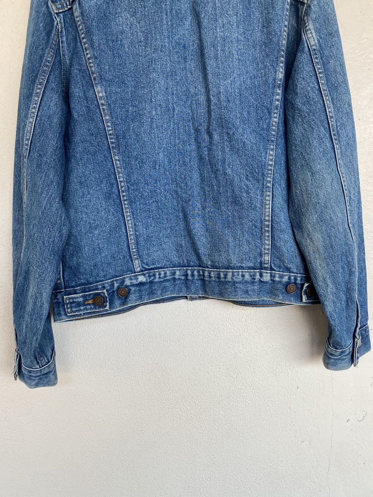 Levi's Vintage 90s Levis Faded Wash Trucker Jacket Denim Size US XL / EU 56 / 4 - 13 Thumbnail
