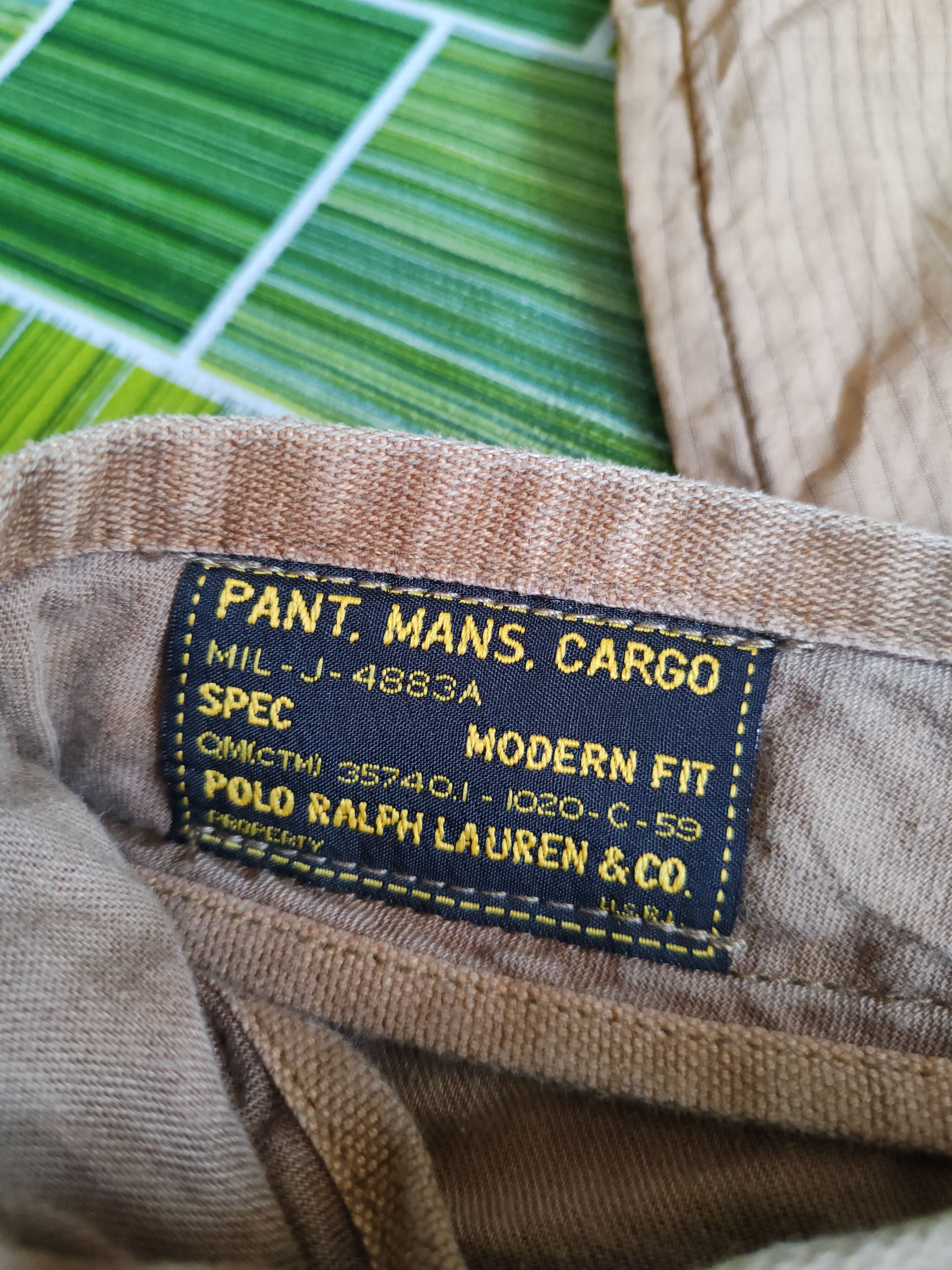 Ralph Lauren Polo Ralph Lauren modern fit double knee Cargo Pants #S788DL Size US 31 - 13 Thumbnail