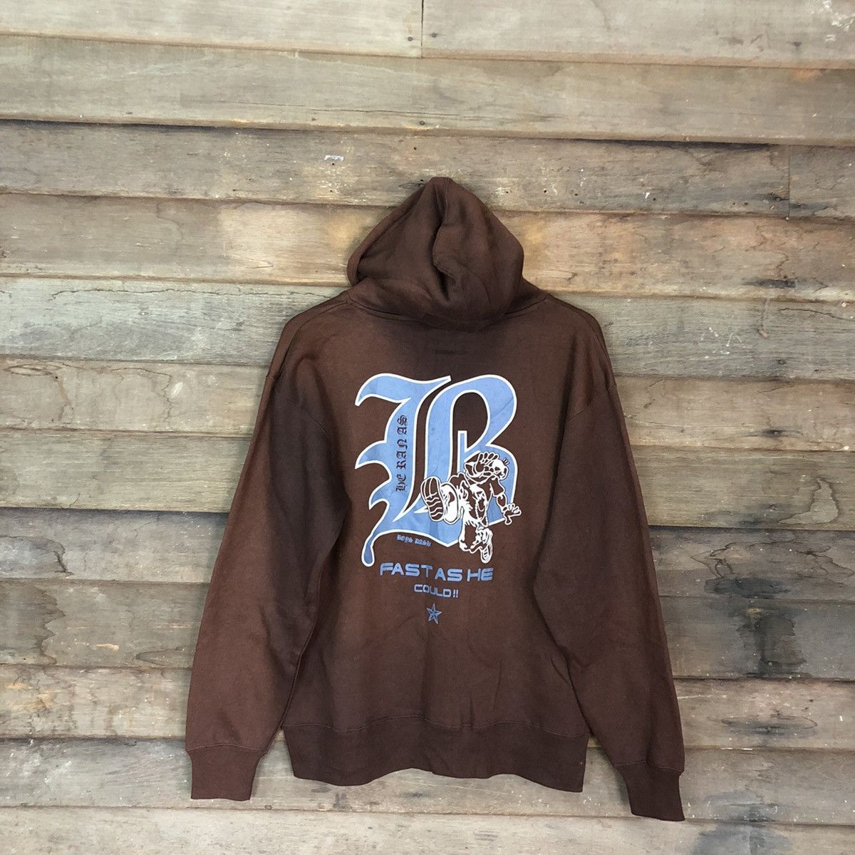 Chance The Rapper × Japanese Brand Oblo Design Rap Hip Hop Brown Sweatshirt #407B Size US L / EU 52-54 / 3 - 12 Thumbnail