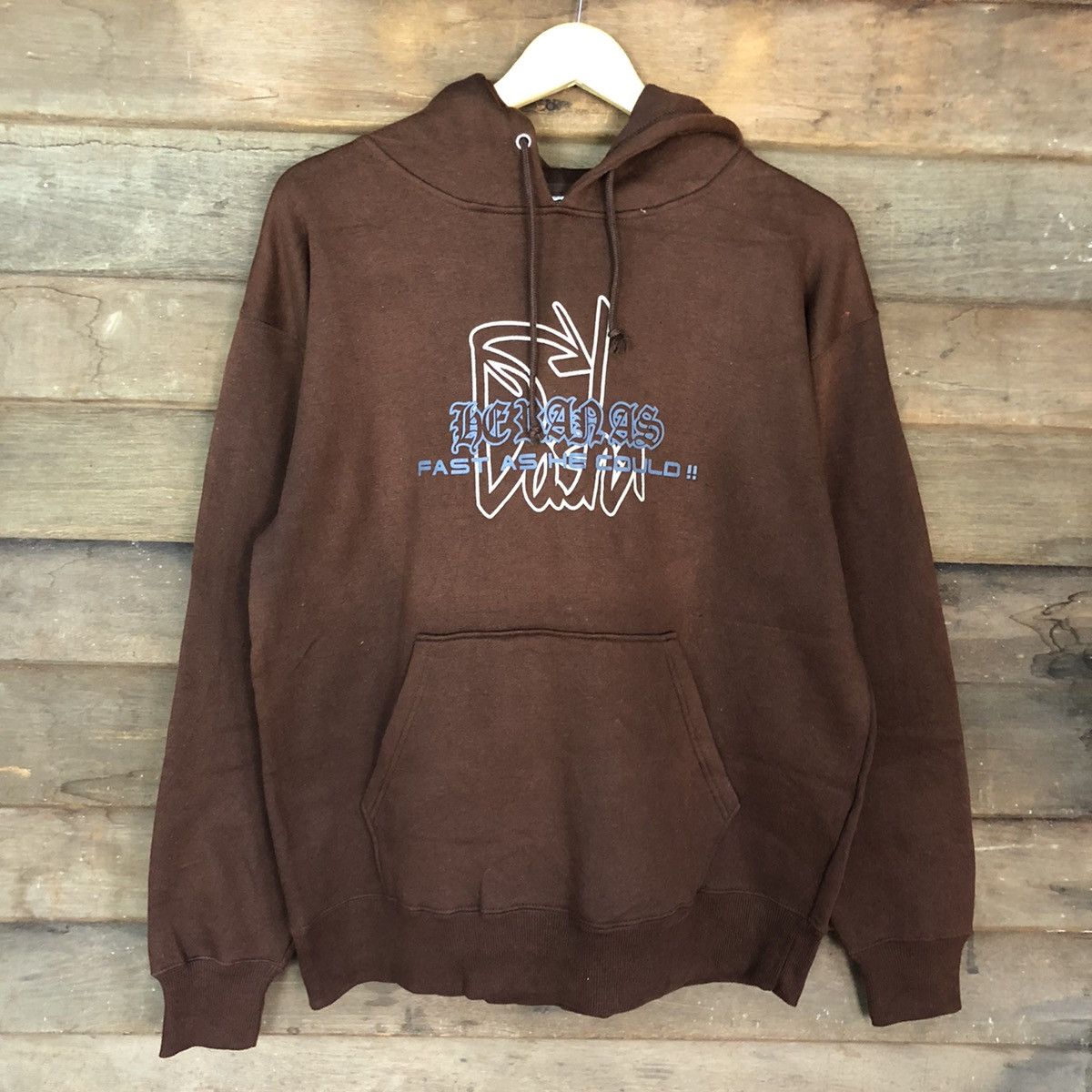 Chance The Rapper × Japanese Brand Oblo Design Rap Hip Hop Brown Sweatshirt #407B Size US L / EU 52-54 / 3 - 8 Thumbnail