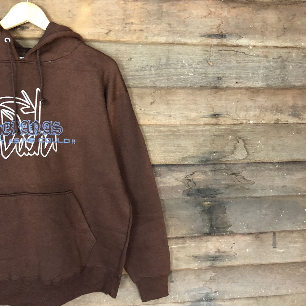 Chance The Rapper × Japanese Brand Oblo Design Rap Hip Hop Brown Sweatshirt #407B Size US L / EU 52-54 / 3 - 5 Thumbnail