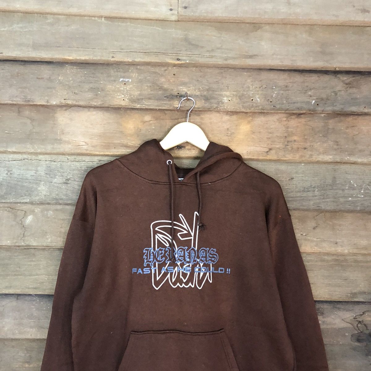 Chance The Rapper × Japanese Brand Oblo Design Rap Hip Hop Brown Sweatshirt #407B Size US L / EU 52-54 / 3 - 9 Thumbnail