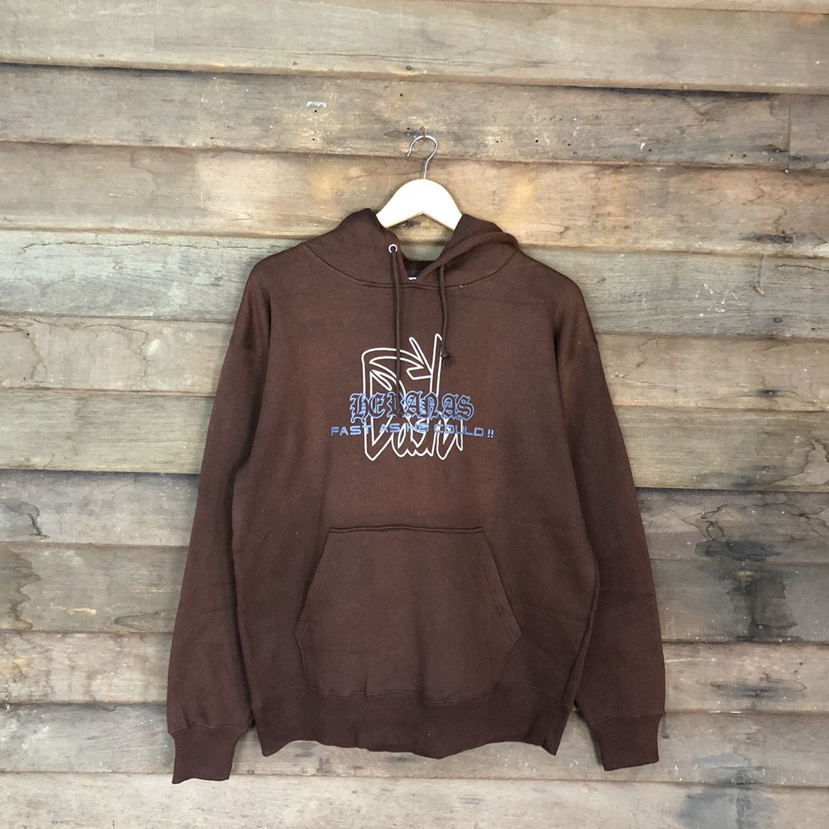 Chance The Rapper × Japanese Brand Oblo Design Rap Hip Hop Brown Sweatshirt #407B Size US L / EU 52-54 / 3 - 3 Thumbnail
