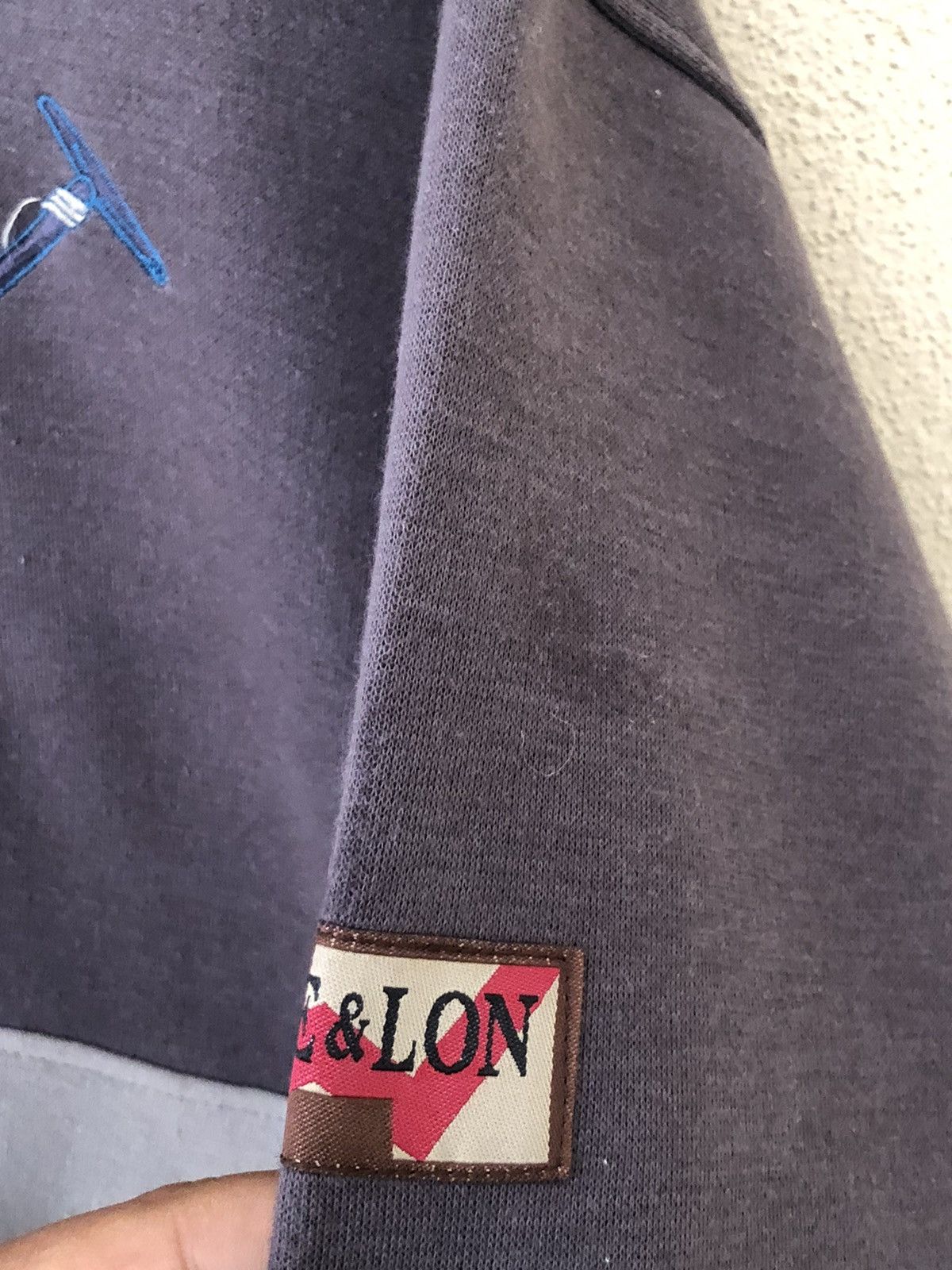 Japanese Brand × Vintage Vintage Wike&Lon International Embroidered Sweatshirt Size US L / EU 52-54 / 3 - 5 Thumbnail