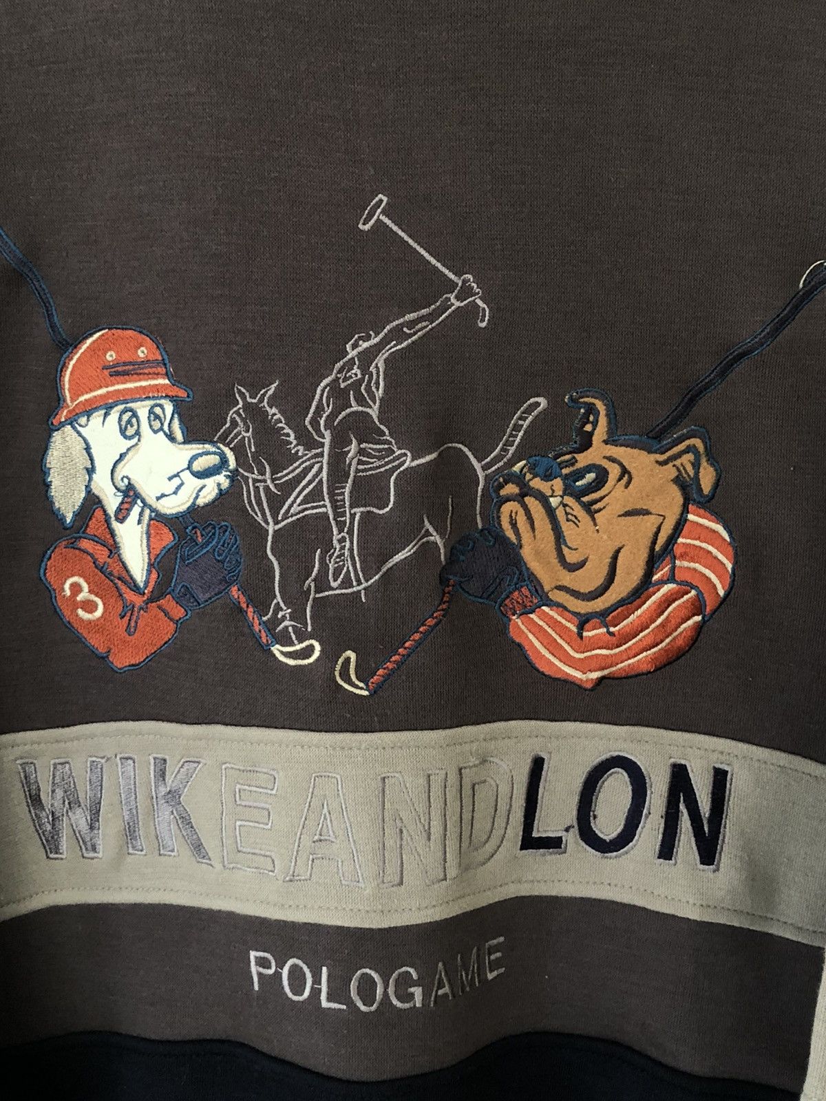 Japanese Brand × Vintage Vintage Wike&Lon International Embroidered Sweatshirt Size US L / EU 52-54 / 3 - 3 Thumbnail