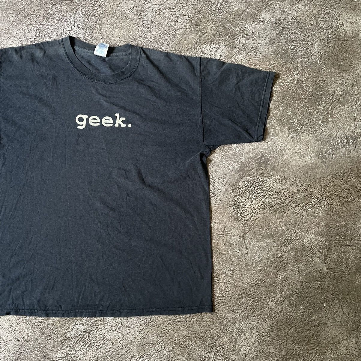 Vintage Vintage Y2K Geek Graphic Tee Sun Faded Streetwear Cropped XL Size US XL / EU 56 / 4 - 2 Thumbnail