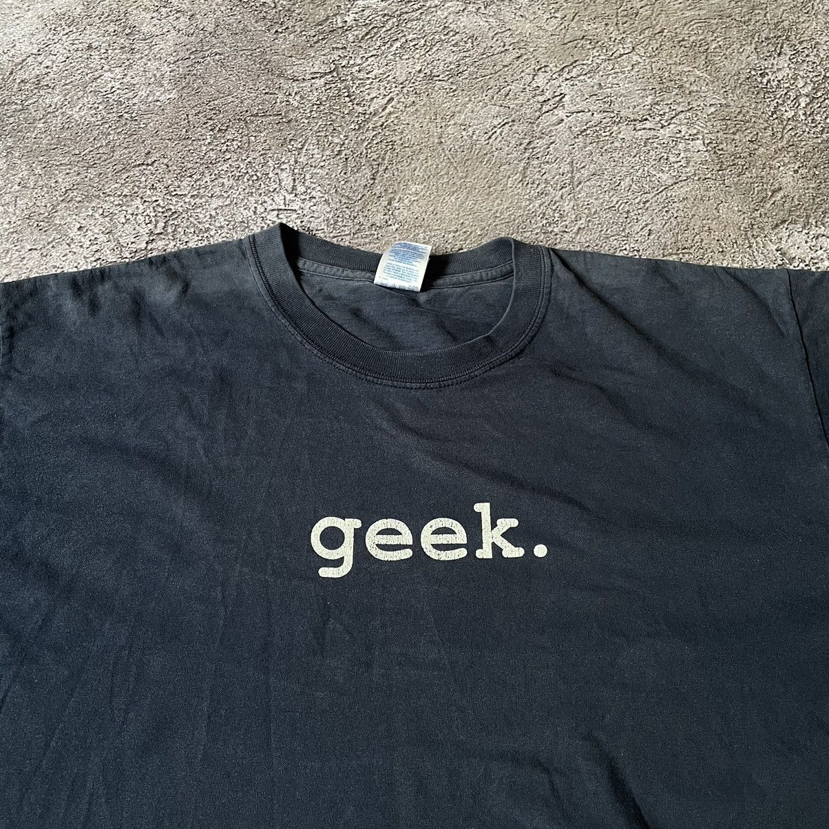 Vintage Vintage Y2K Geek Graphic Tee Sun Faded Streetwear Cropped XL Size US XL / EU 56 / 4 - 5 Thumbnail