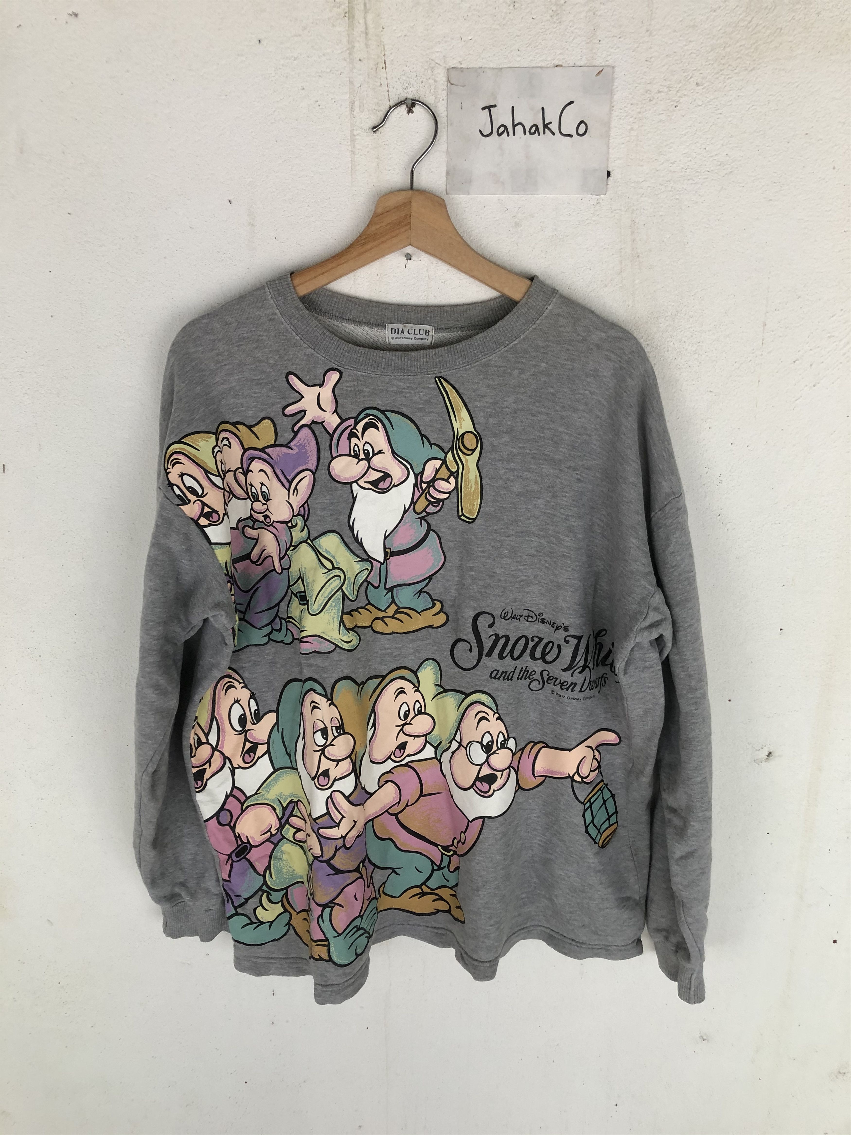 Cartoon Network Vintage Snow White Walt Disney Sweatshirt (S021) Size US L / EU 52-54 / 3 - 1 Thumbnail