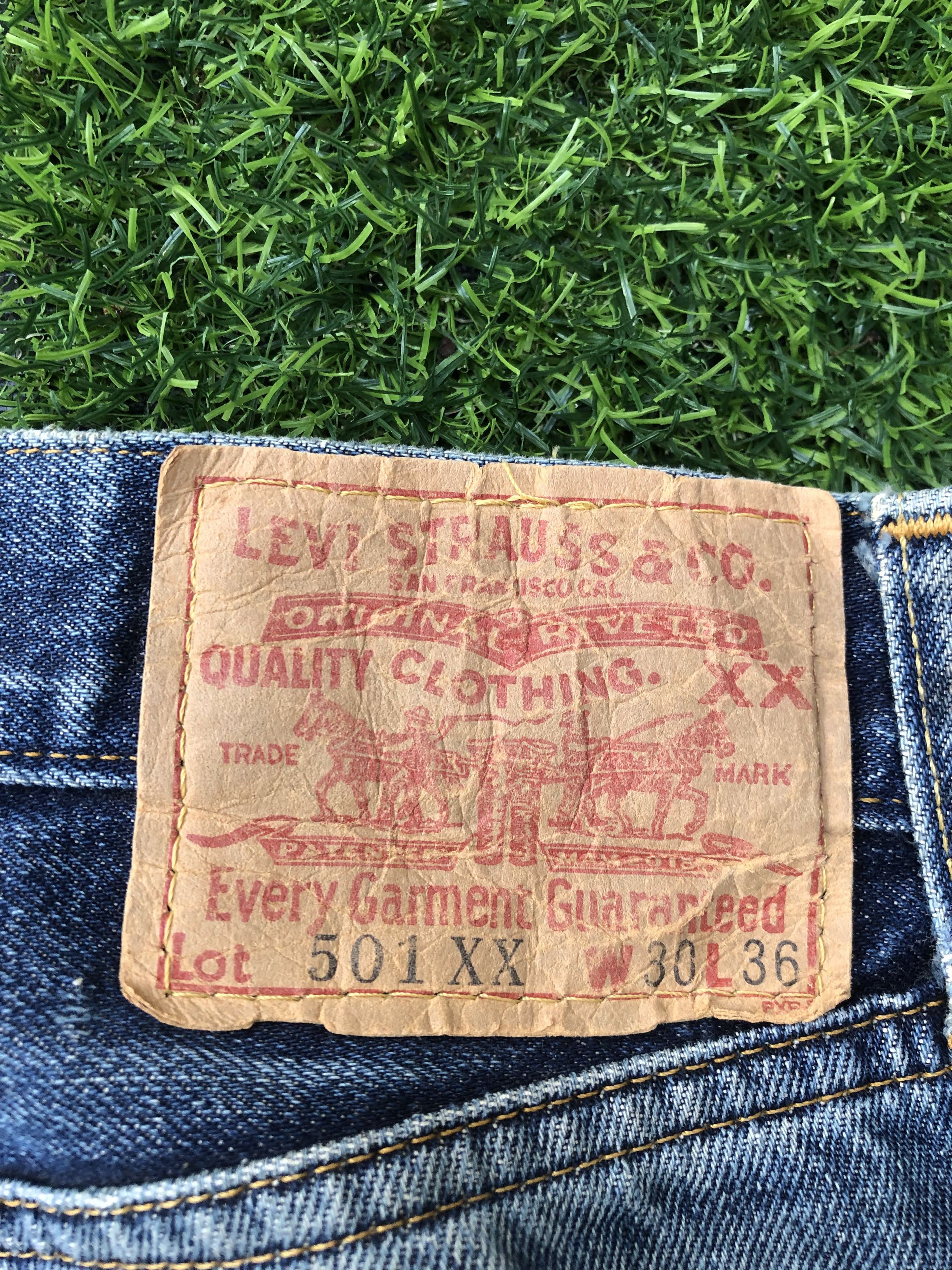 Levi's Vintage Levi's Big E Japan Ripped Jeans (P014) Size US 30 / EU 46 - 13 Thumbnail