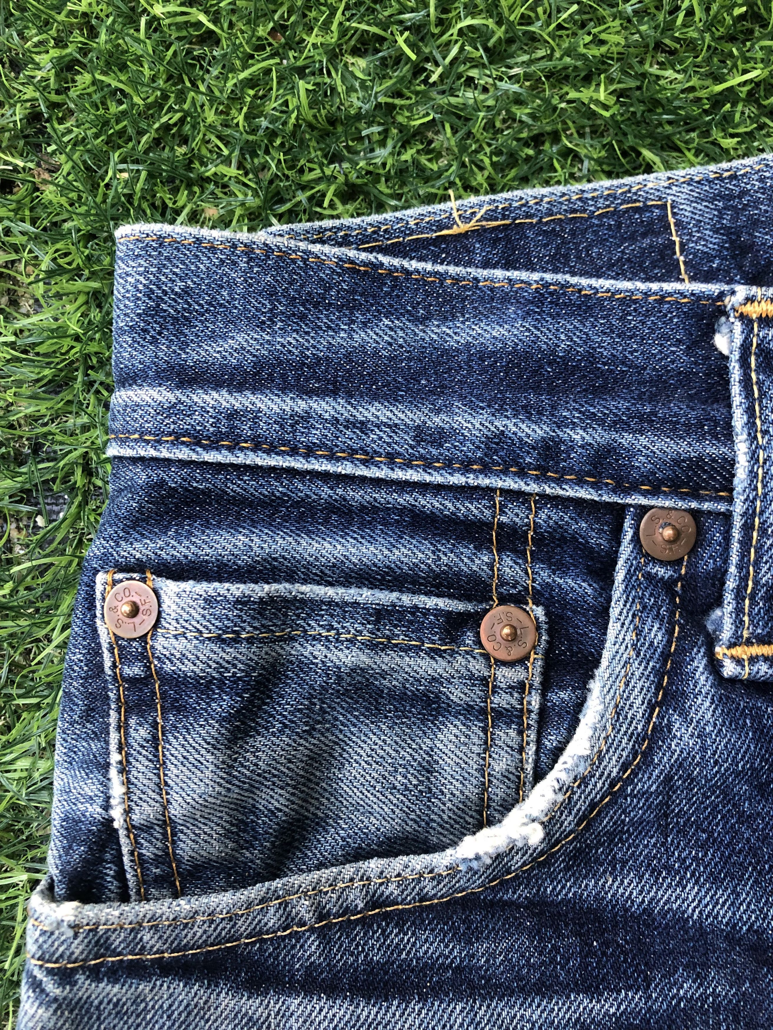 Levi's Vintage Levi's Big E Japan Ripped Jeans (P014) Size US 30 / EU 46 - 7 Thumbnail