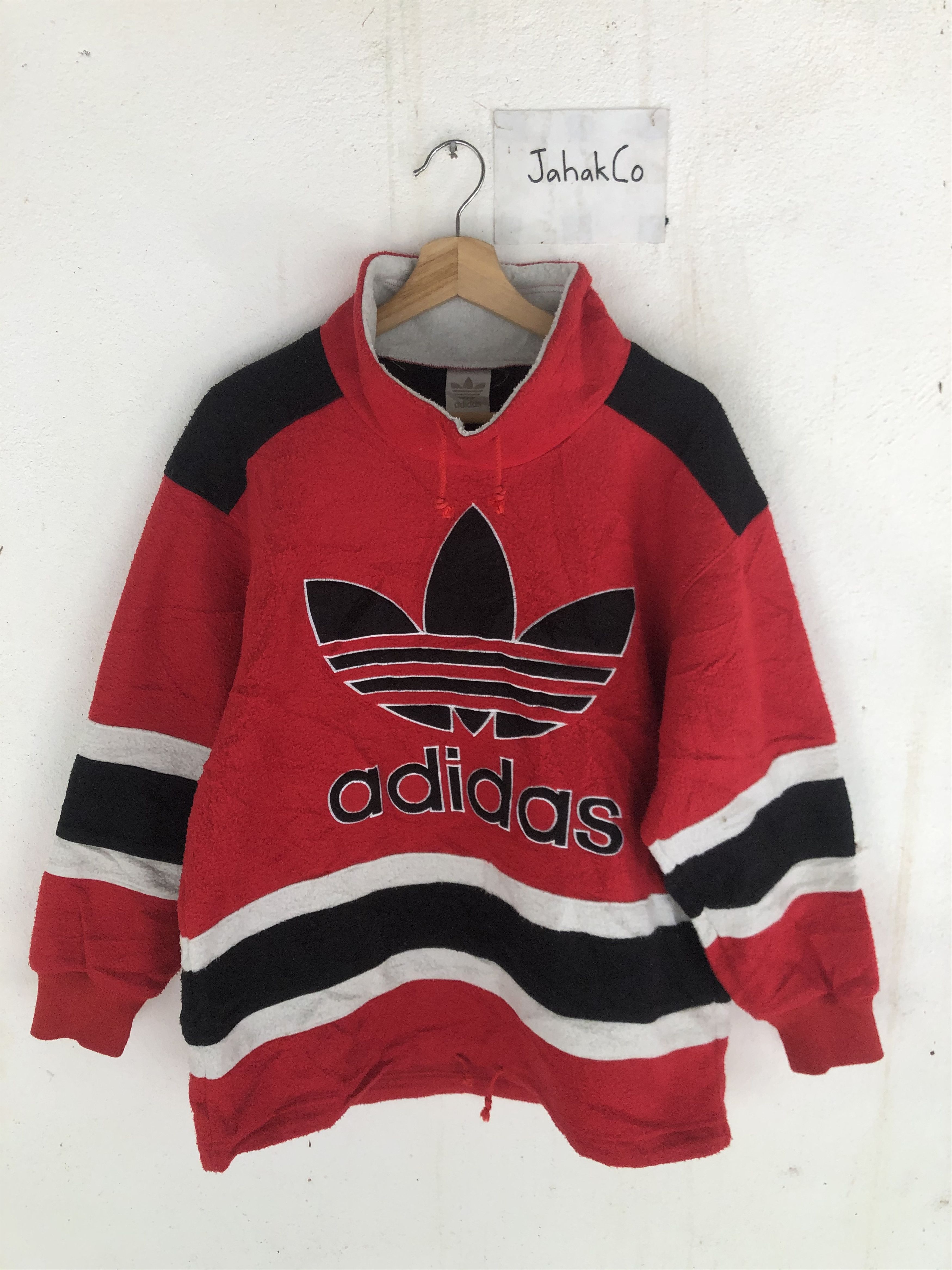 Adidas Vintage Adidas Sweatshirt Fleece (114) Size US M / EU 48-50 / 2 - 1 Thumbnail