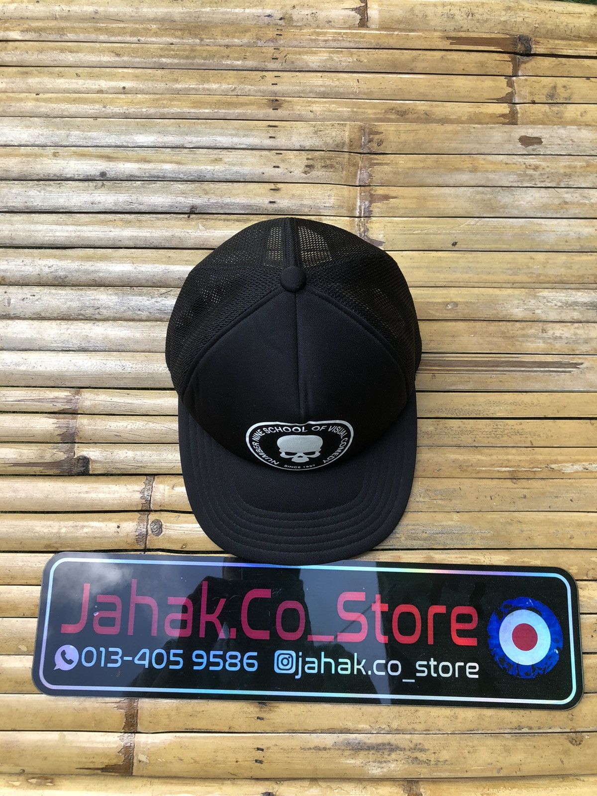 Number (N)ine Number (N)ine Trucker Cap Skull (CP003) Size ONE SIZE - 4 Thumbnail