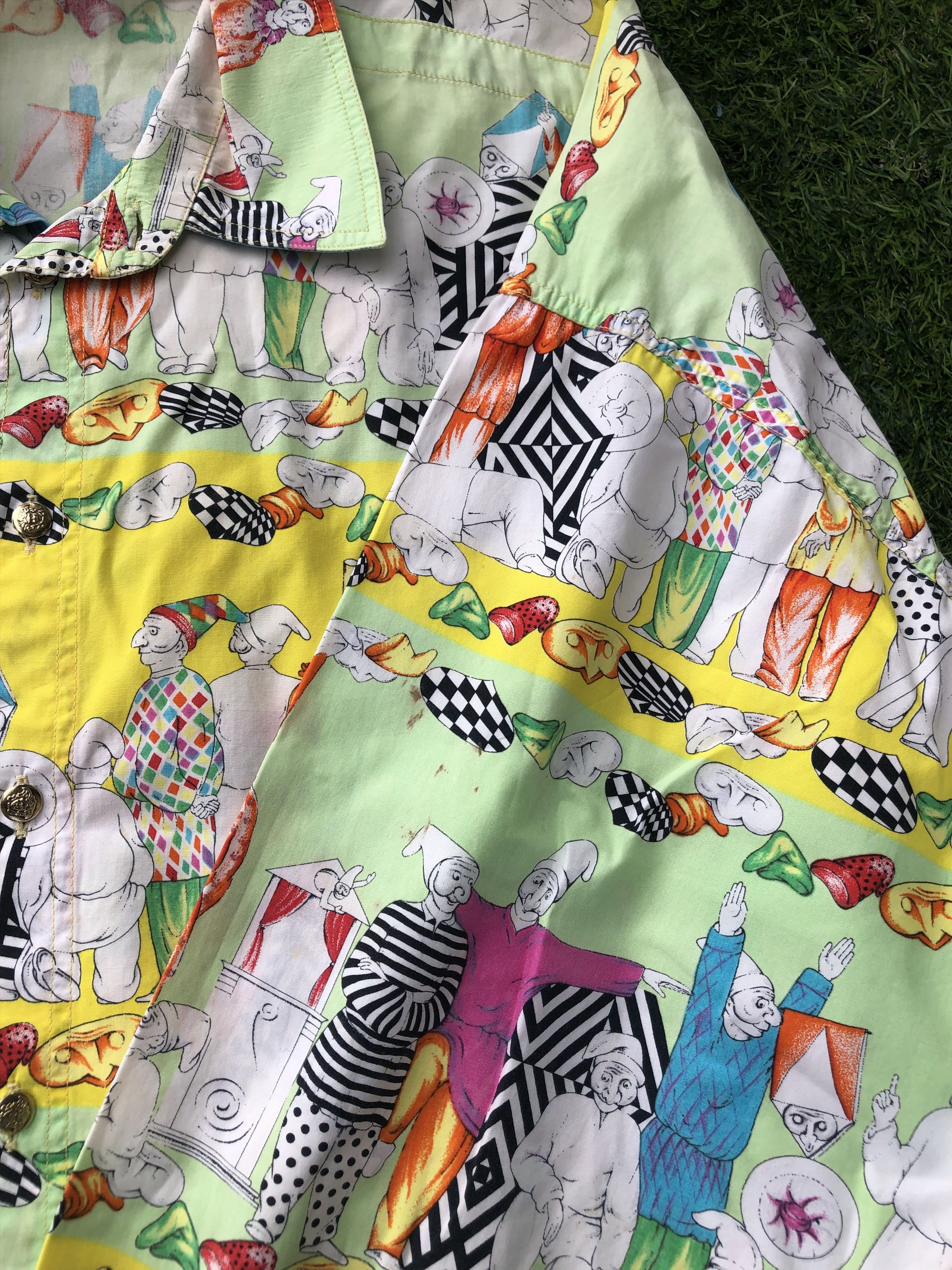 Designer Versace Shirt Full Print (T060) Size US XL / EU 56 / 4 - 9 Thumbnail