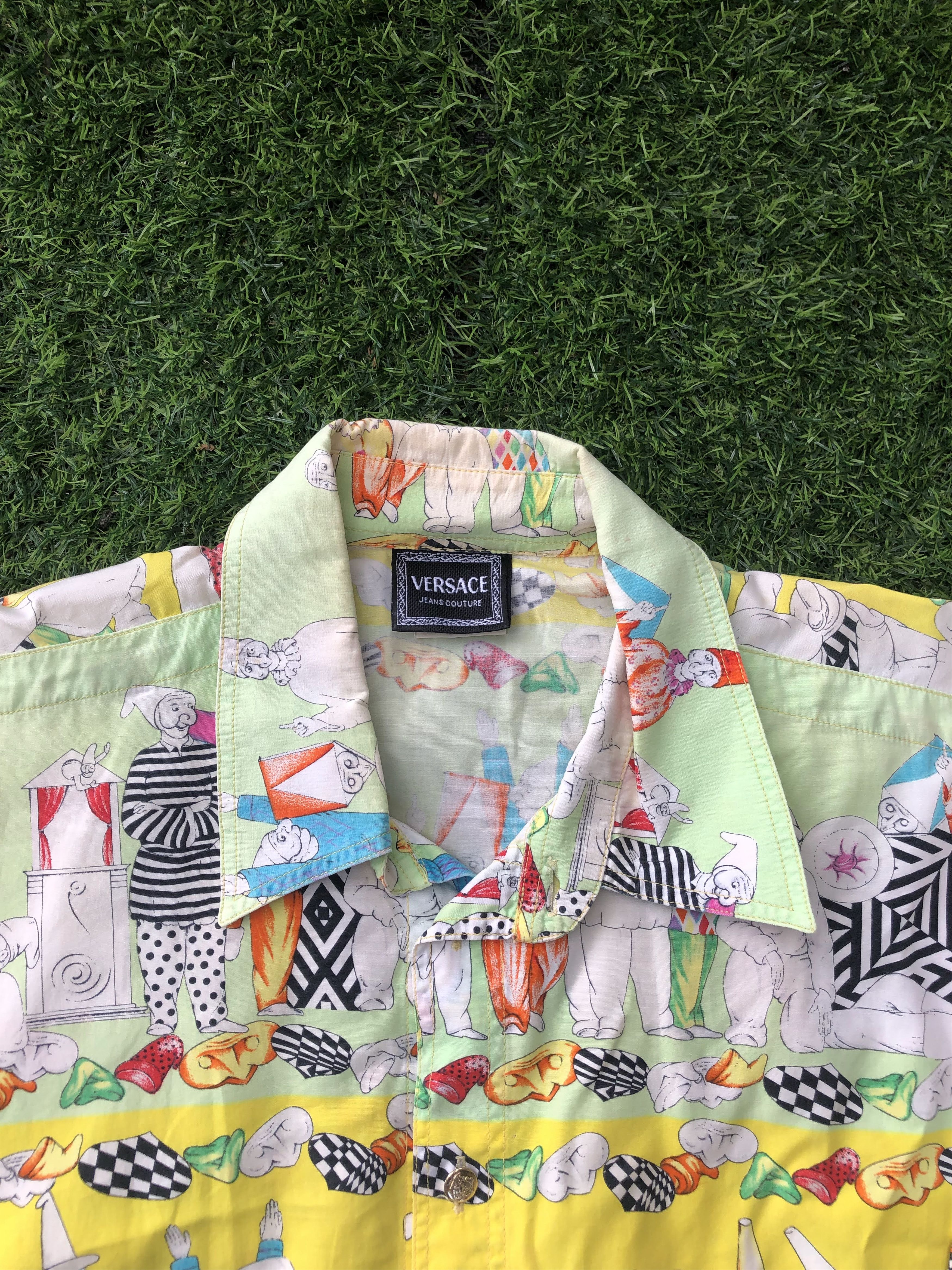 Designer Versace Shirt Full Print (T060) Size US XL / EU 56 / 4 - 2 Thumbnail