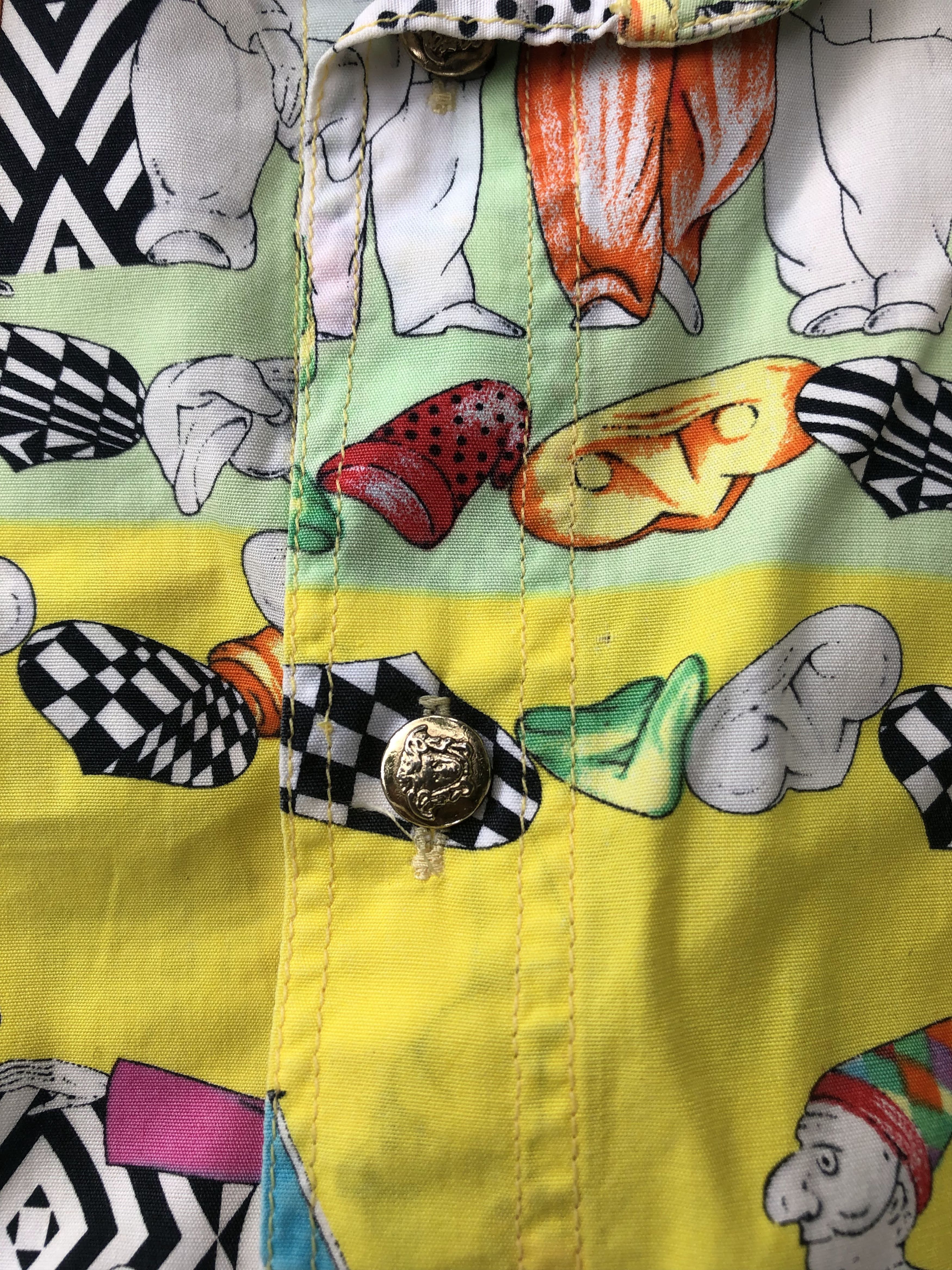 Designer Versace Shirt Full Print (T060) Size US XL / EU 56 / 4 - 4 Thumbnail