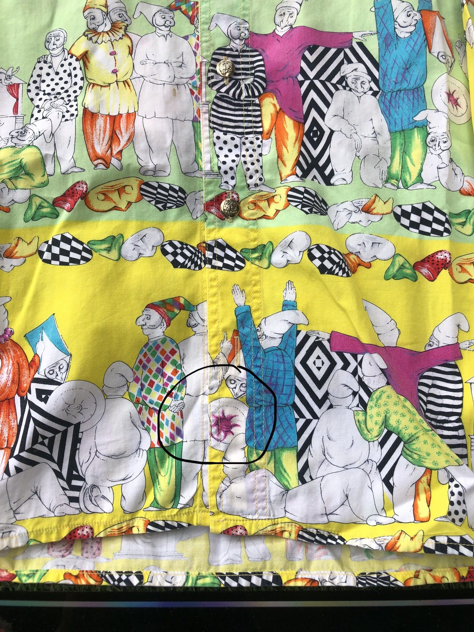 Designer Versace Shirt Full Print (T060) Size US XL / EU 56 / 4 - 7 Thumbnail