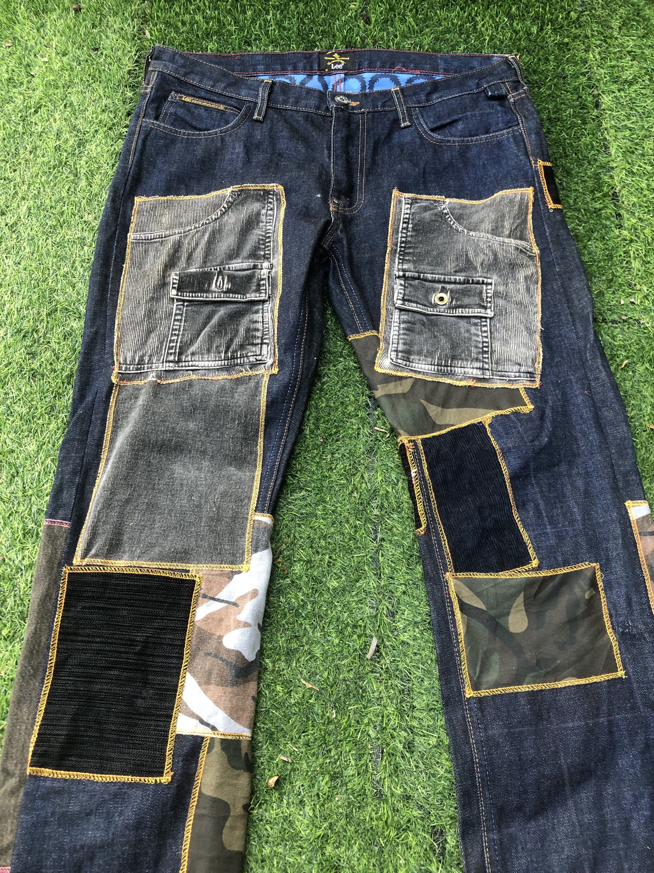 Lee × Vivienne Westwood Reworked Vivienne Westwood X Lee Pathwork Denim (P023) Size US 36 / EU 52 - 3 Thumbnail