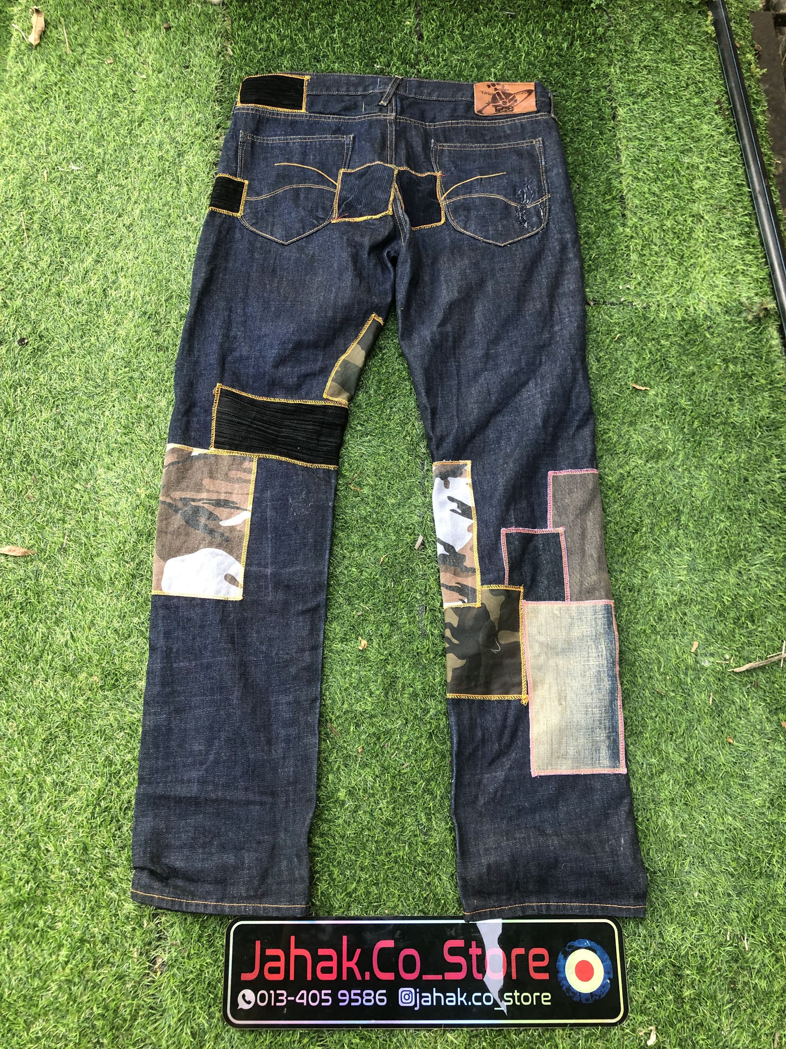 Lee × Vivienne Westwood Reworked Vivienne Westwood X Lee Pathwork Denim (P023) Size US 36 / EU 52 - 12 Thumbnail