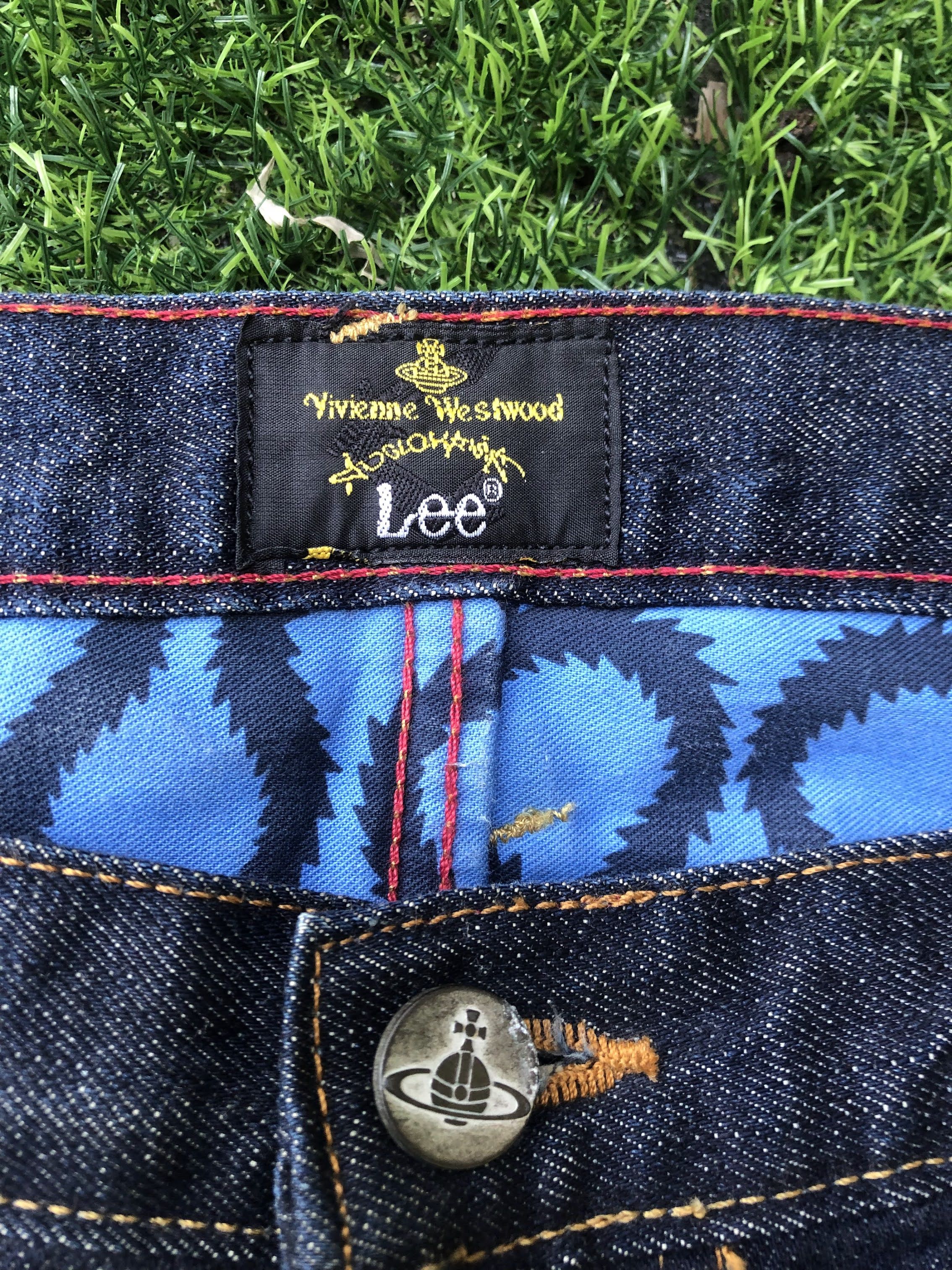 Lee × Vivienne Westwood Reworked Vivienne Westwood X Lee Pathwork Denim (P023) Size US 36 / EU 52 - 7 Thumbnail
