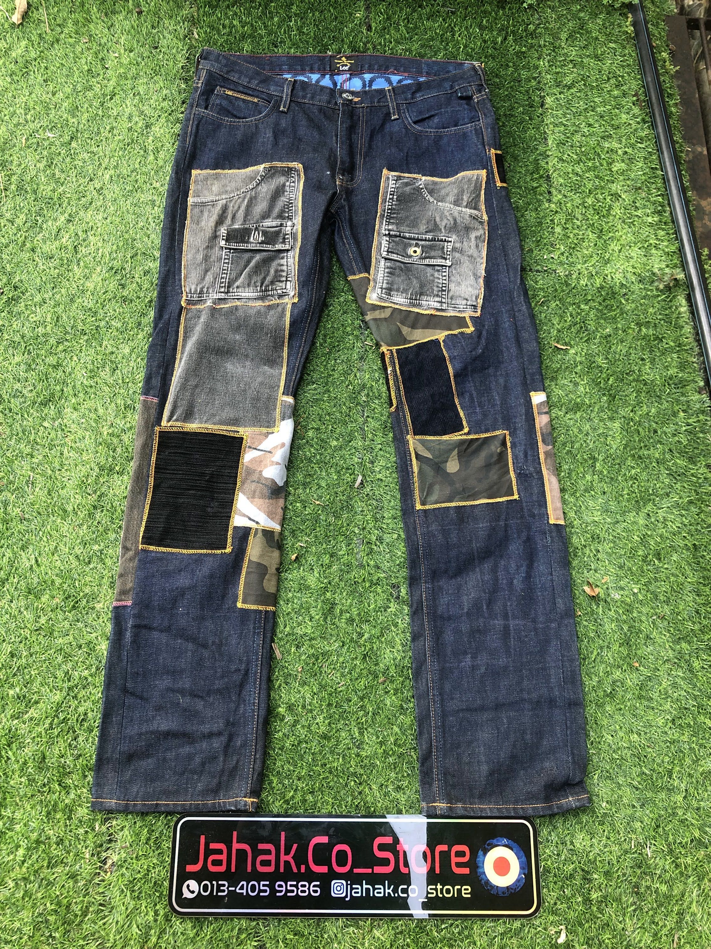 Lee × Vivienne Westwood Reworked Vivienne Westwood X Lee Pathwork Denim (P023) Size US 36 / EU 52 - 1 Thumbnail