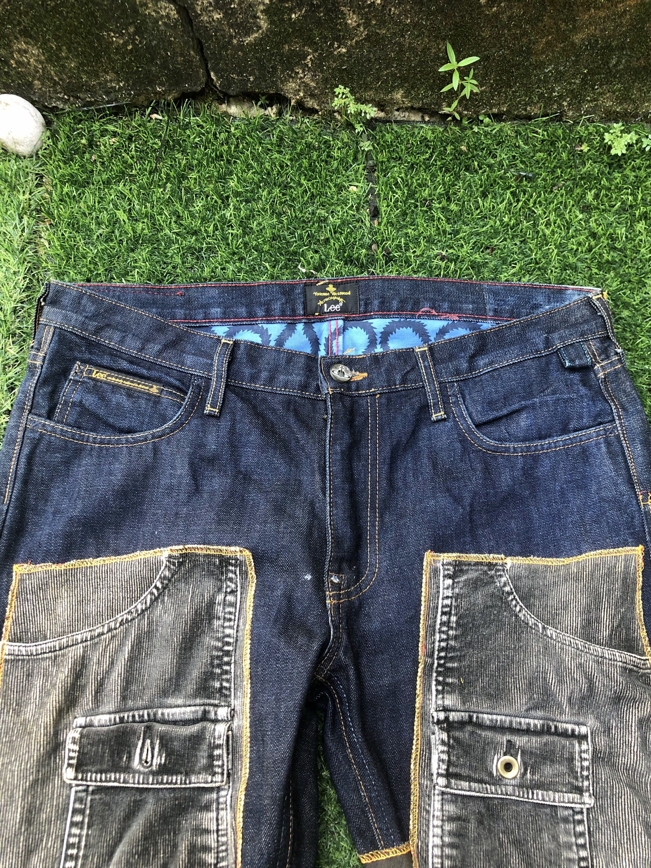 Lee × Vivienne Westwood Reworked Vivienne Westwood X Lee Pathwork Denim (P023) Size US 36 / EU 52 - 4 Thumbnail