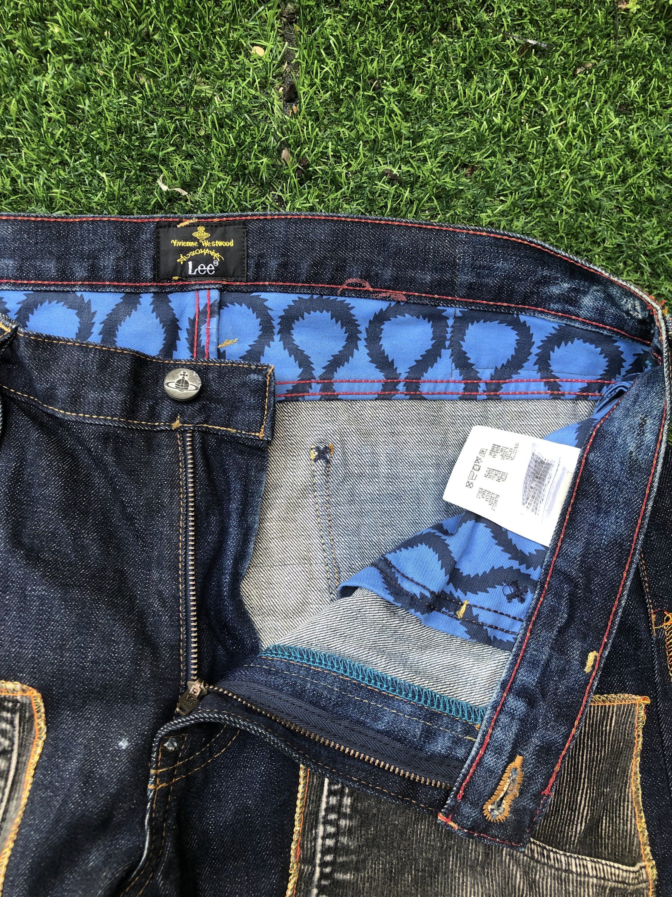 Lee × Vivienne Westwood Reworked Vivienne Westwood X Lee Pathwork Denim (P023) Size US 36 / EU 52 - 9 Thumbnail