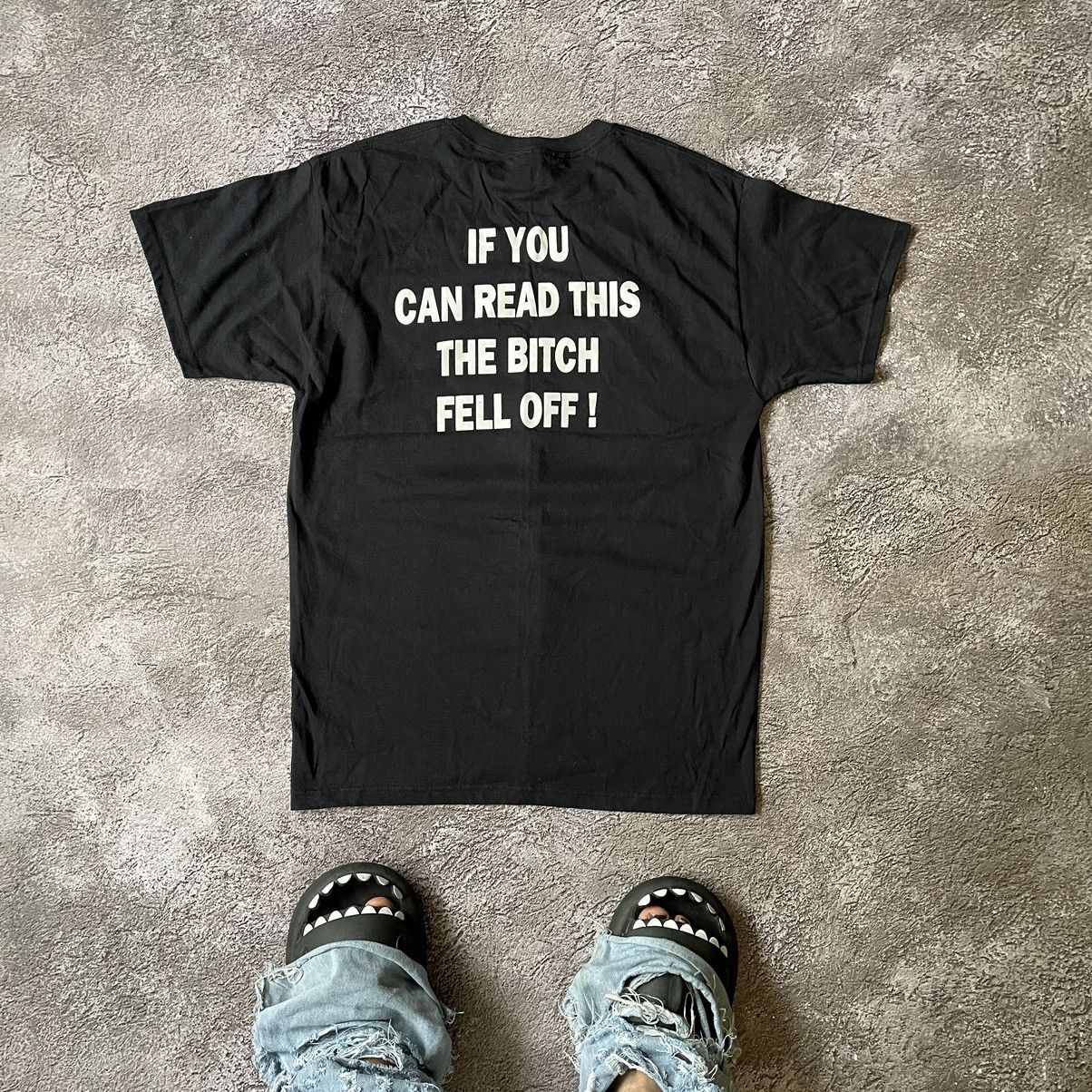 Vintage Vintage Y2K Graphic Tee Funny Print Streetwear Skate Slim XL Size US XL / EU 56 / 4 - 1 Thumbnail
