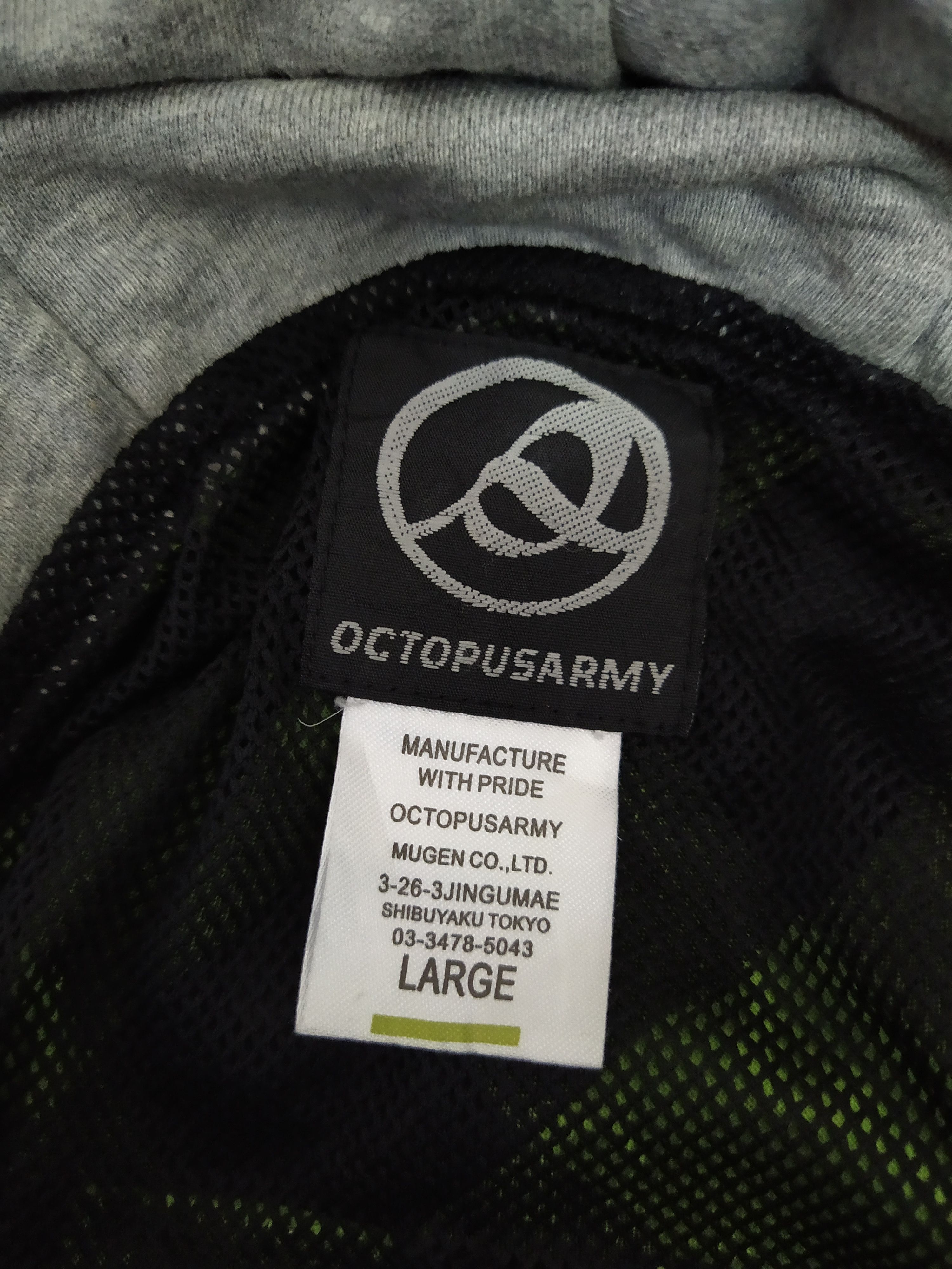 Japanese Brand OCTOPUS ARMY SHIRT HOODIE (B507) Size US L / EU 52-54 / 3 - 7 Thumbnail
