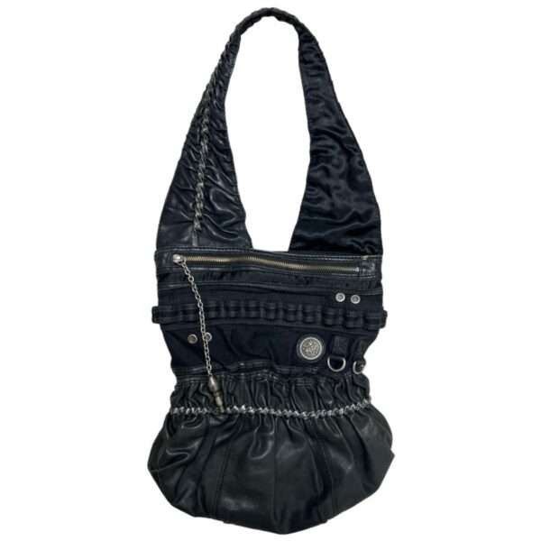 バッグ DIESEL MOTO BIKER LEATHER SHOULDER BAG DIESEL MOTO BIKER LEATHER SHOULDER BAG