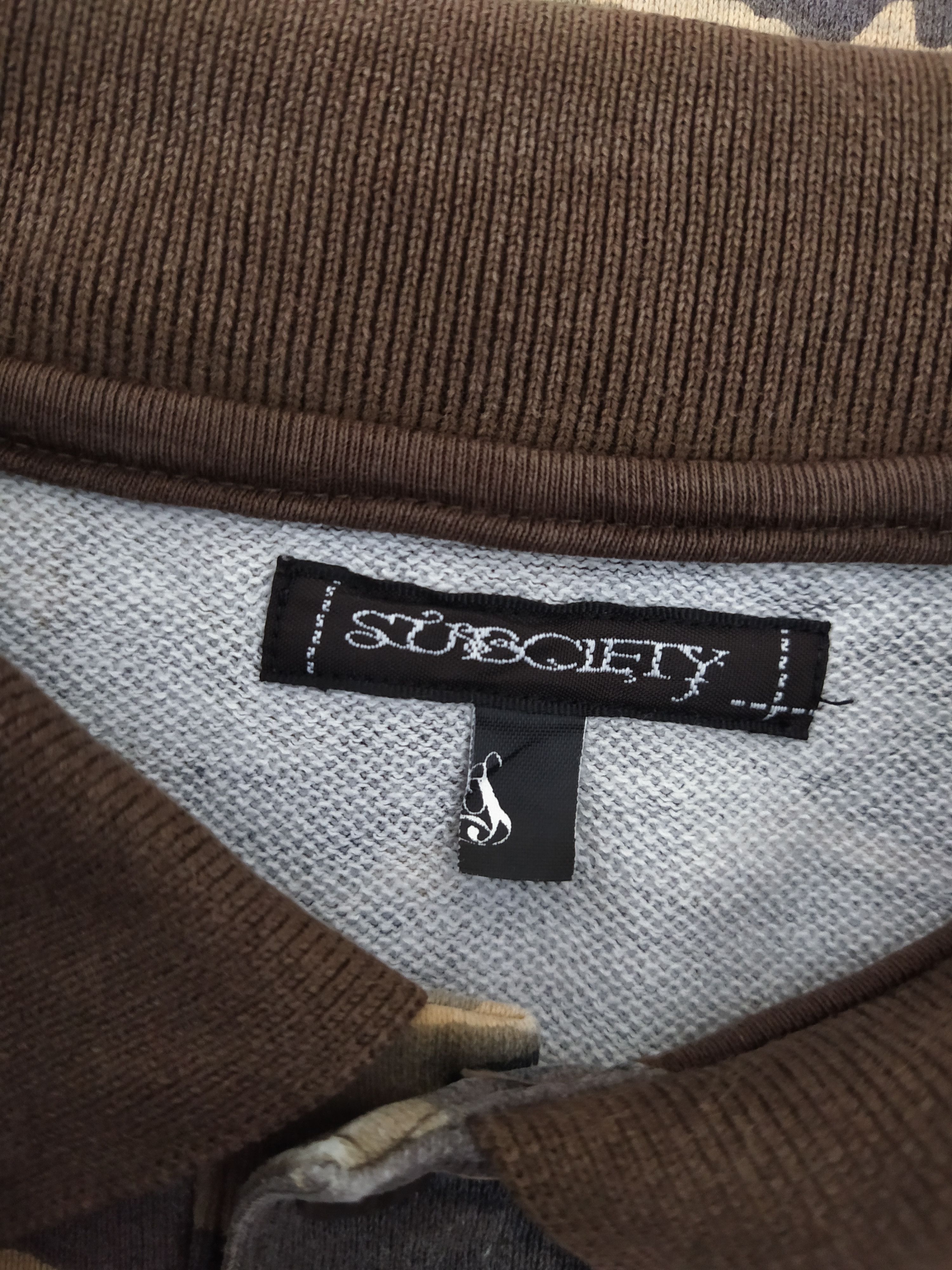 Japanese Brand SUBCIETY JAPAN CAMO POLO (B498) Size US L / EU 52-54 / 3 - 5 Thumbnail