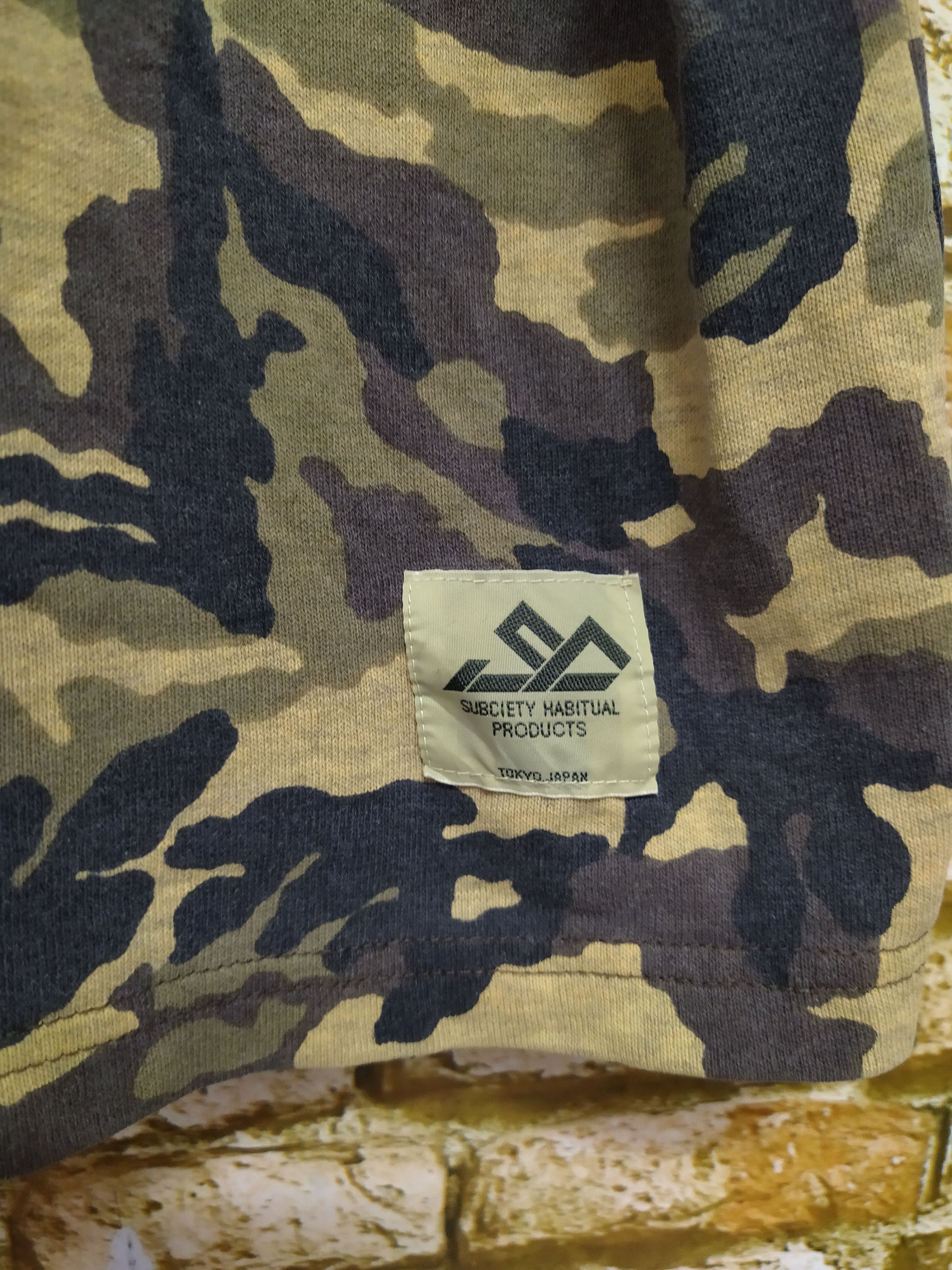 Japanese Brand SUBCIETY JAPAN CAMO POLO (B498) Size US L / EU 52-54 / 3 - 3 Thumbnail