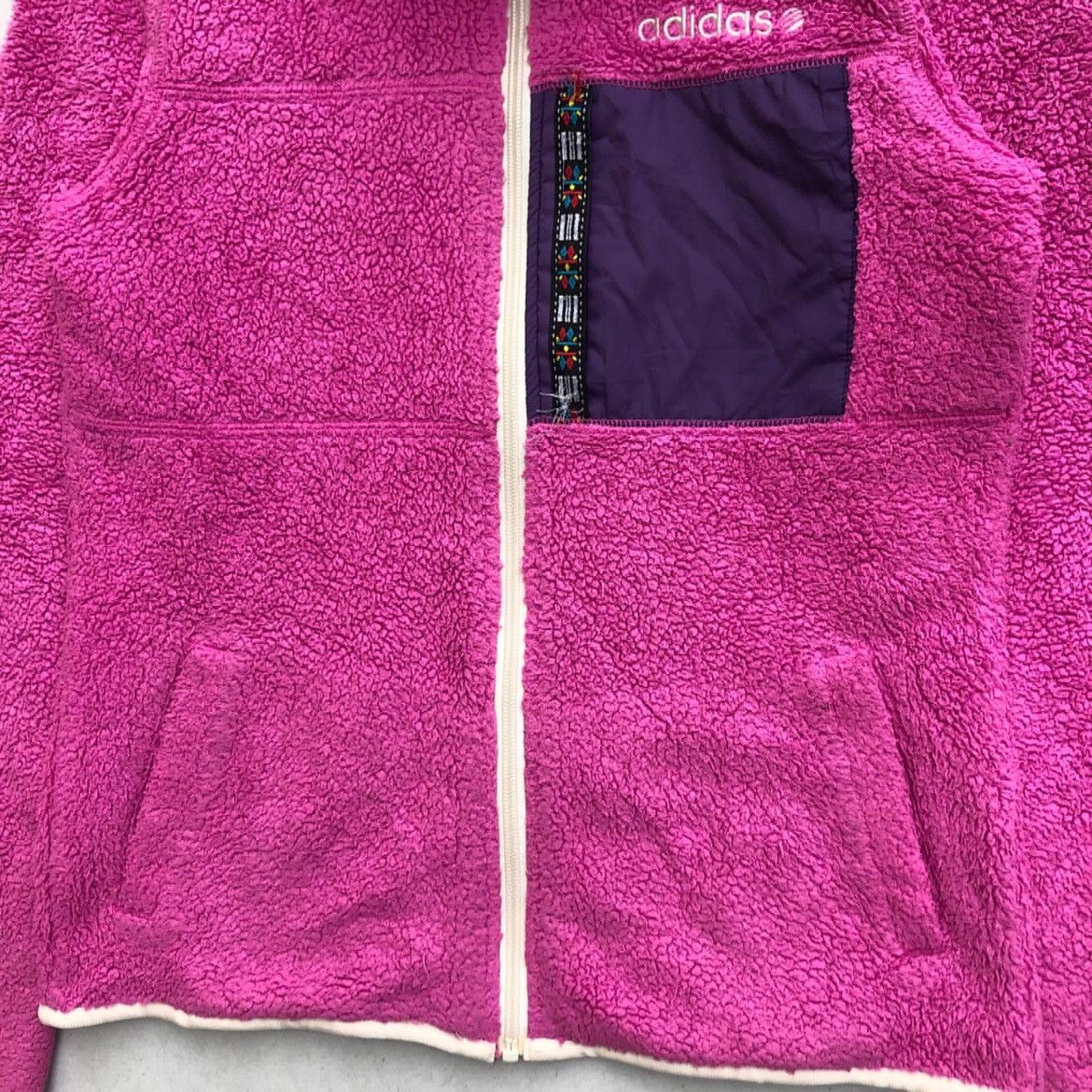 Adidas 🔥Accept Binding Offer🔥 Vintage Adidas Fleece Wool Jacket Size L / US 10 / IT 46 - 5 Thumbnail