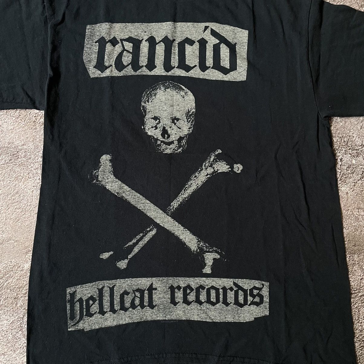 Vintage Vintage Y2K Rancid Hellcat Records Graphic Band Tee Black M Size US M / EU 48-50 / 2 - 6 Thumbnail
