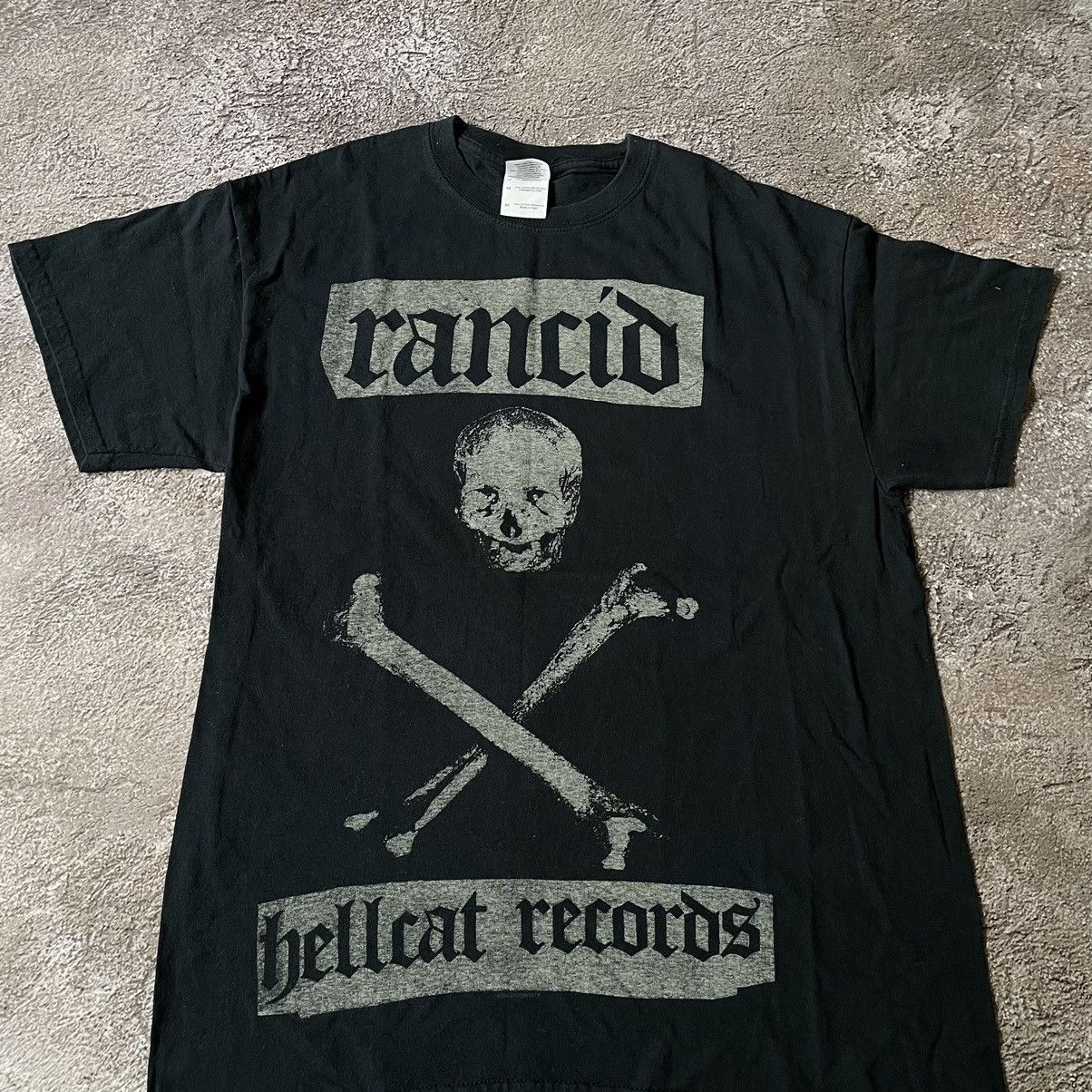 Vintage Vintage Y2K Rancid Hellcat Records Graphic Band Tee Black M Size US M / EU 48-50 / 2 - 5 Thumbnail